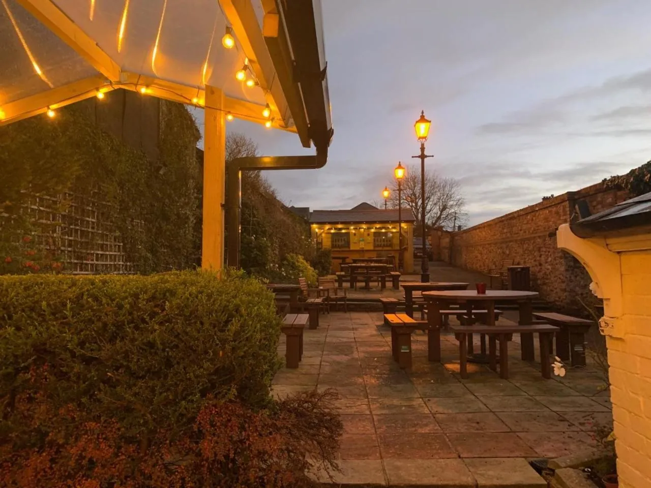 Patio in The Vintage Inn