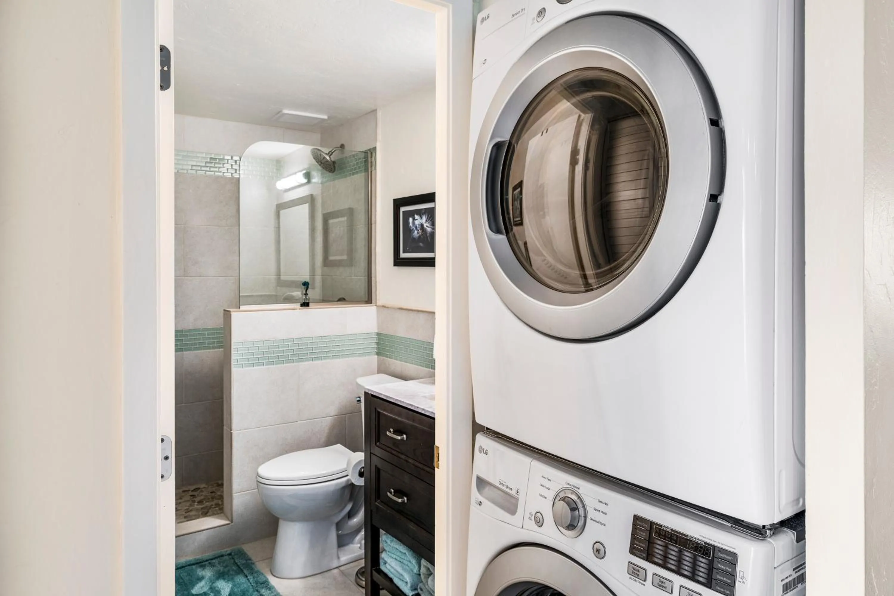 laundry in Oceanfront Luxury Condo