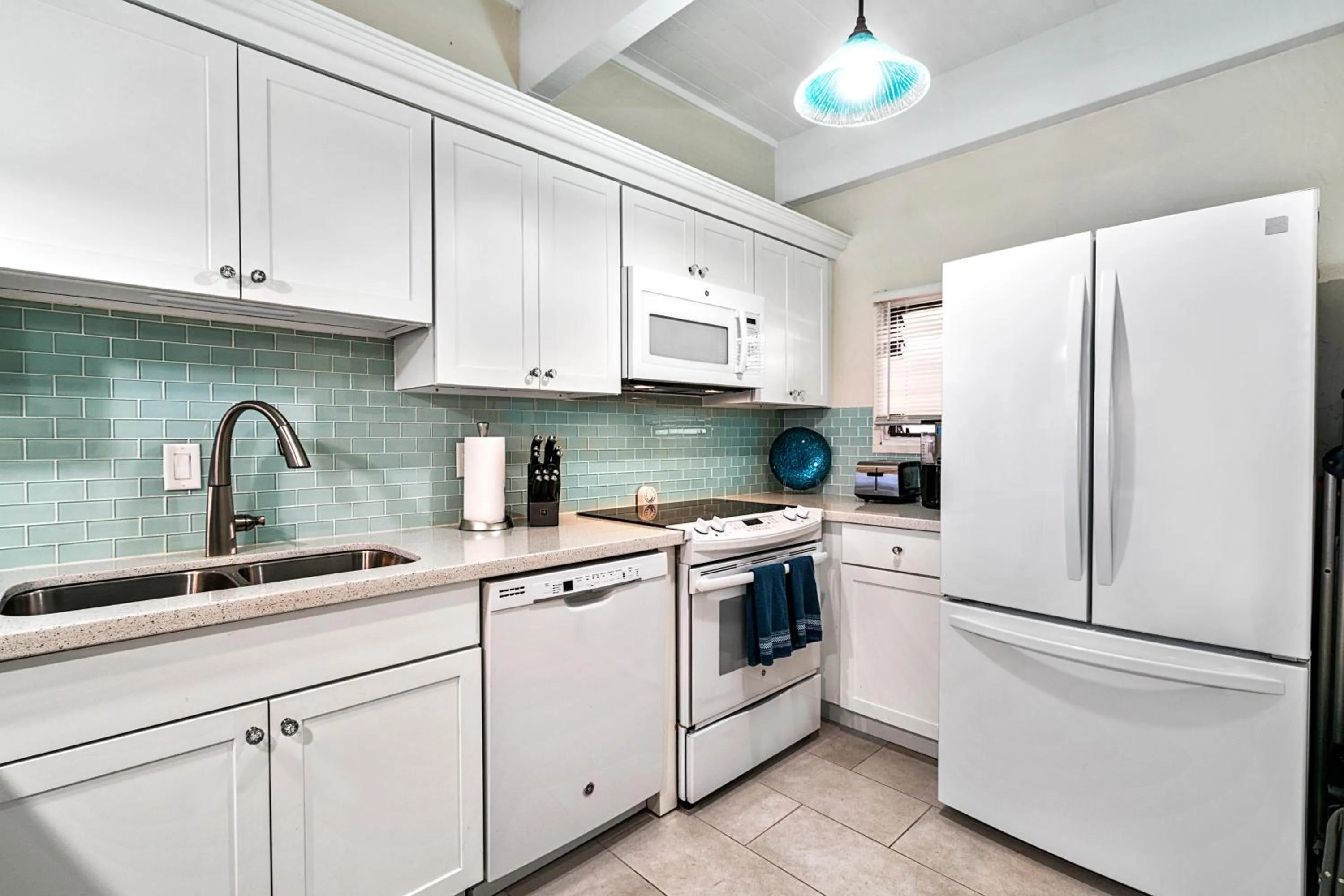 kitchen in Oceanfront Luxury Condo