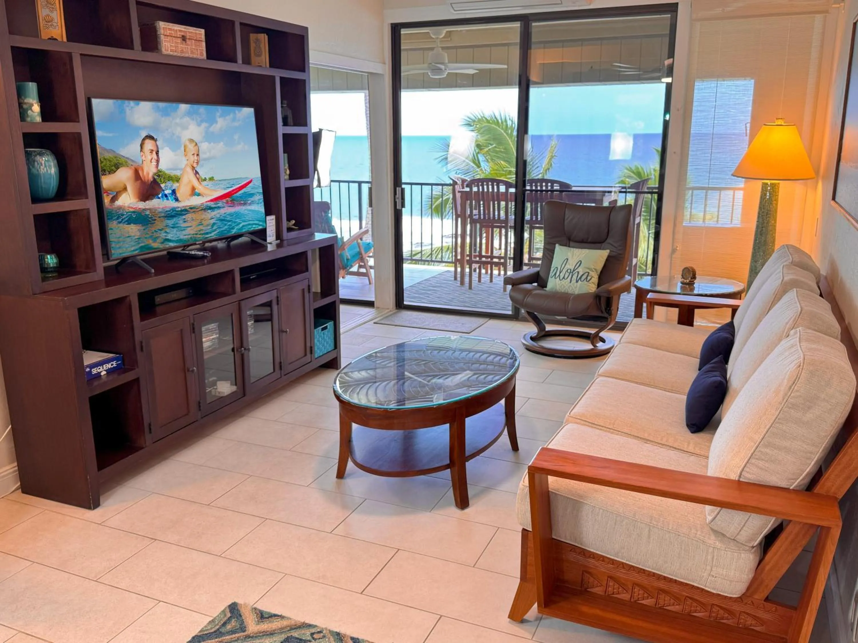 TV and multimedia in Oceanfront Luxury Condo