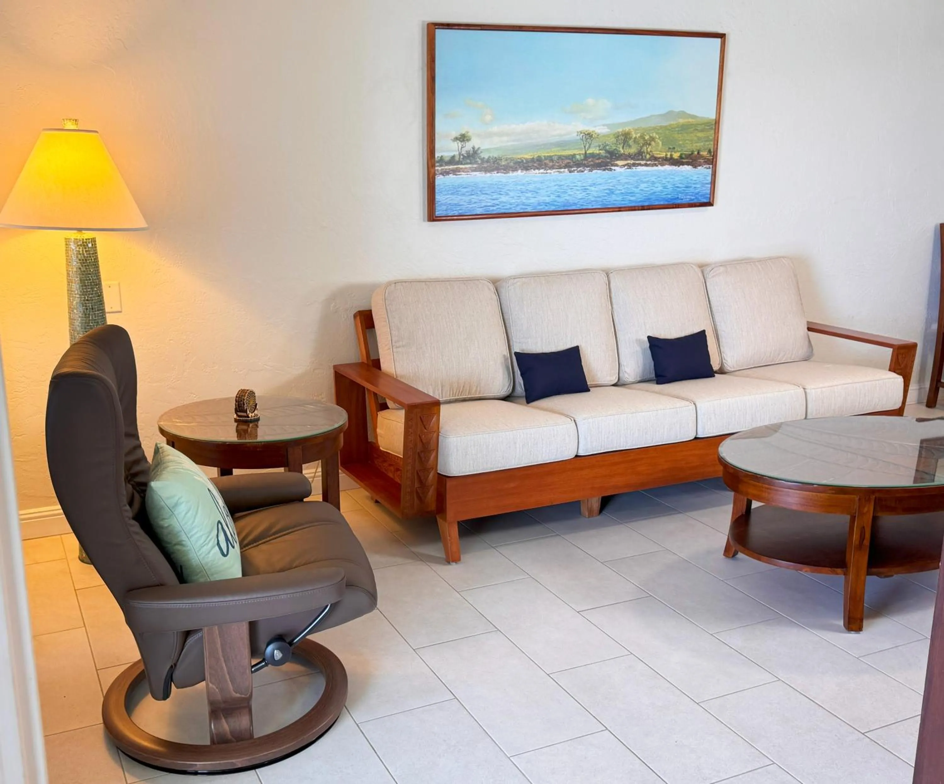 Living room in Oceanfront Luxury Condo