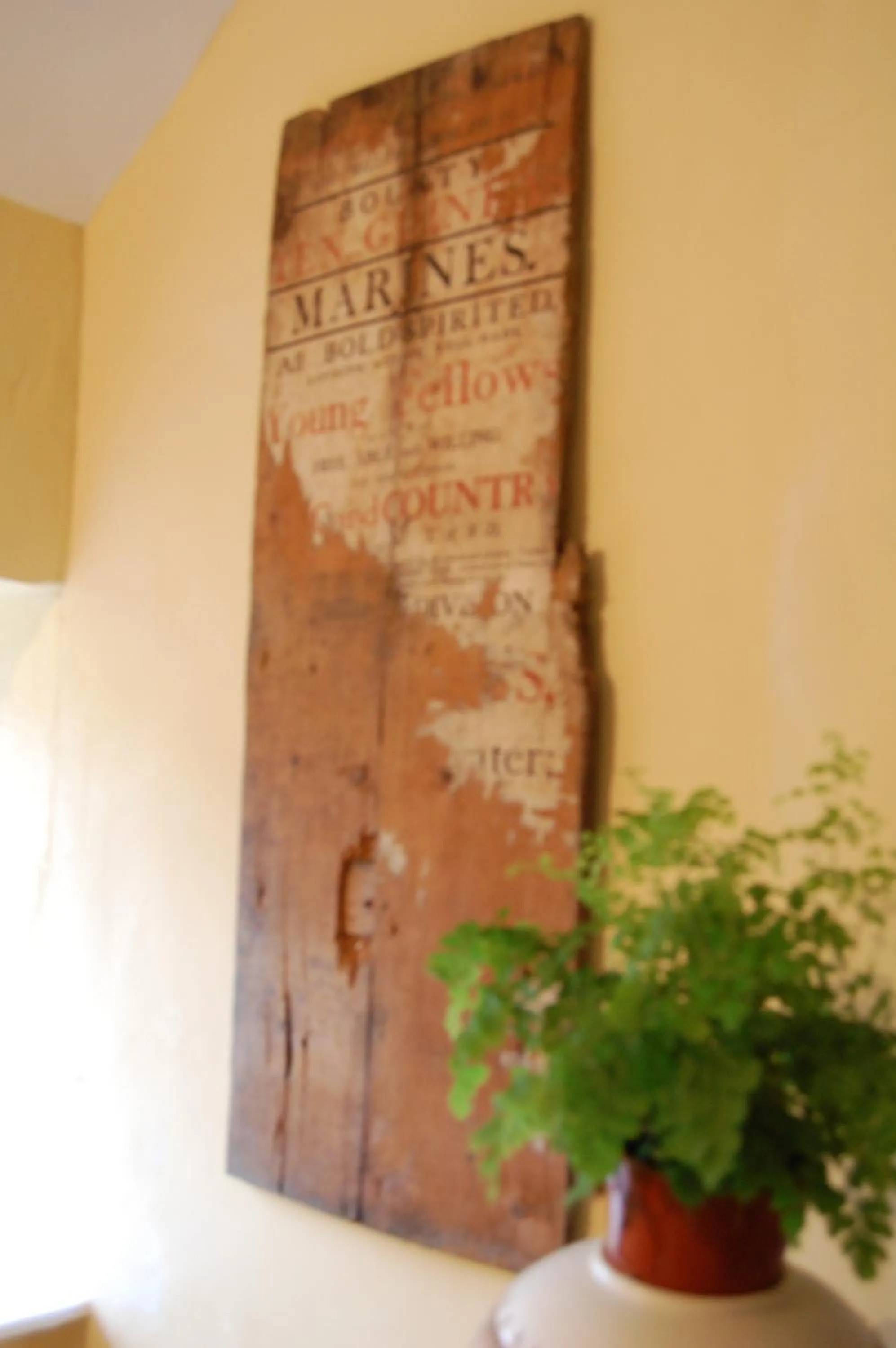 Decorative detail in The Three Tuns