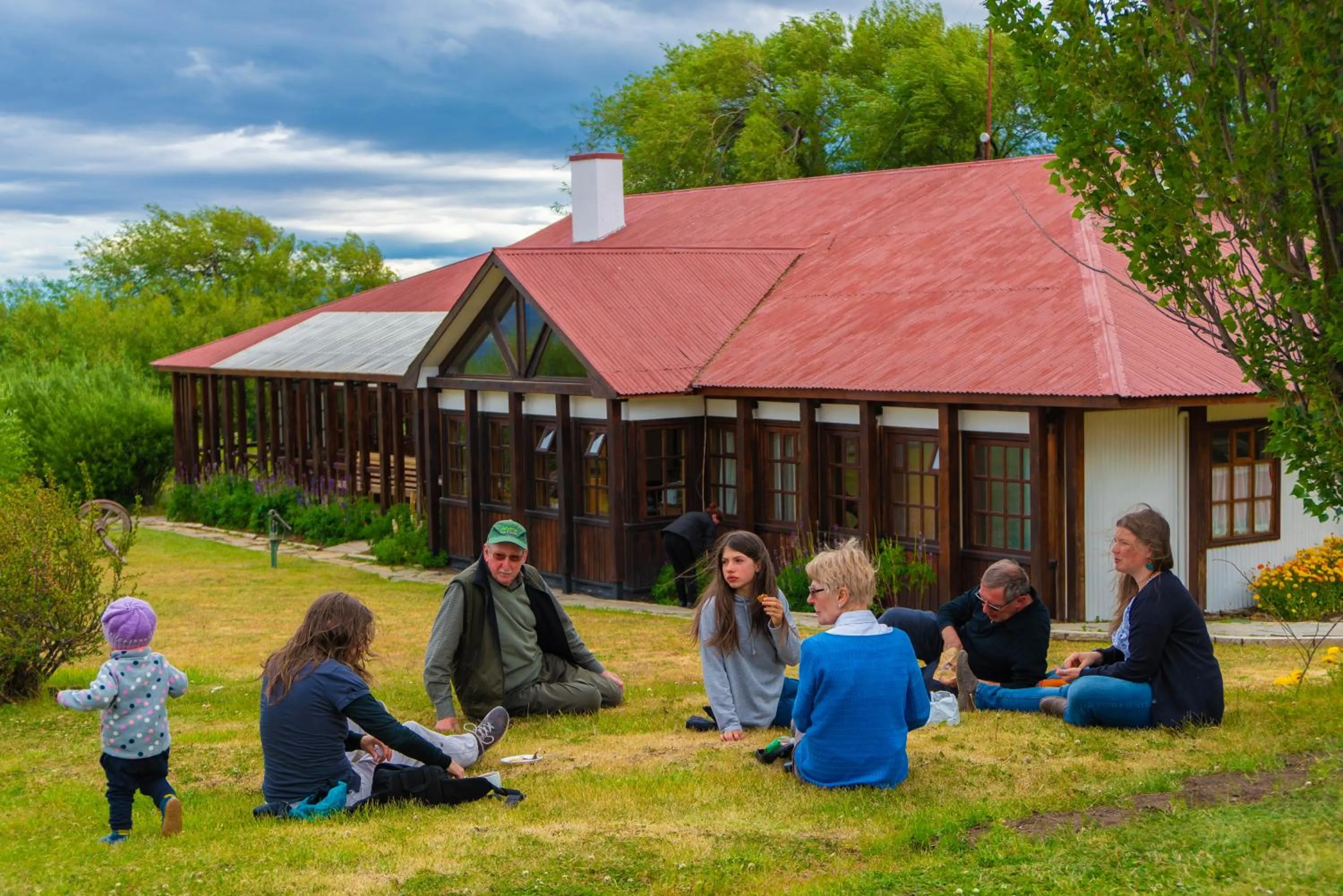 Facade/entrance in Estancia Cerro Guido