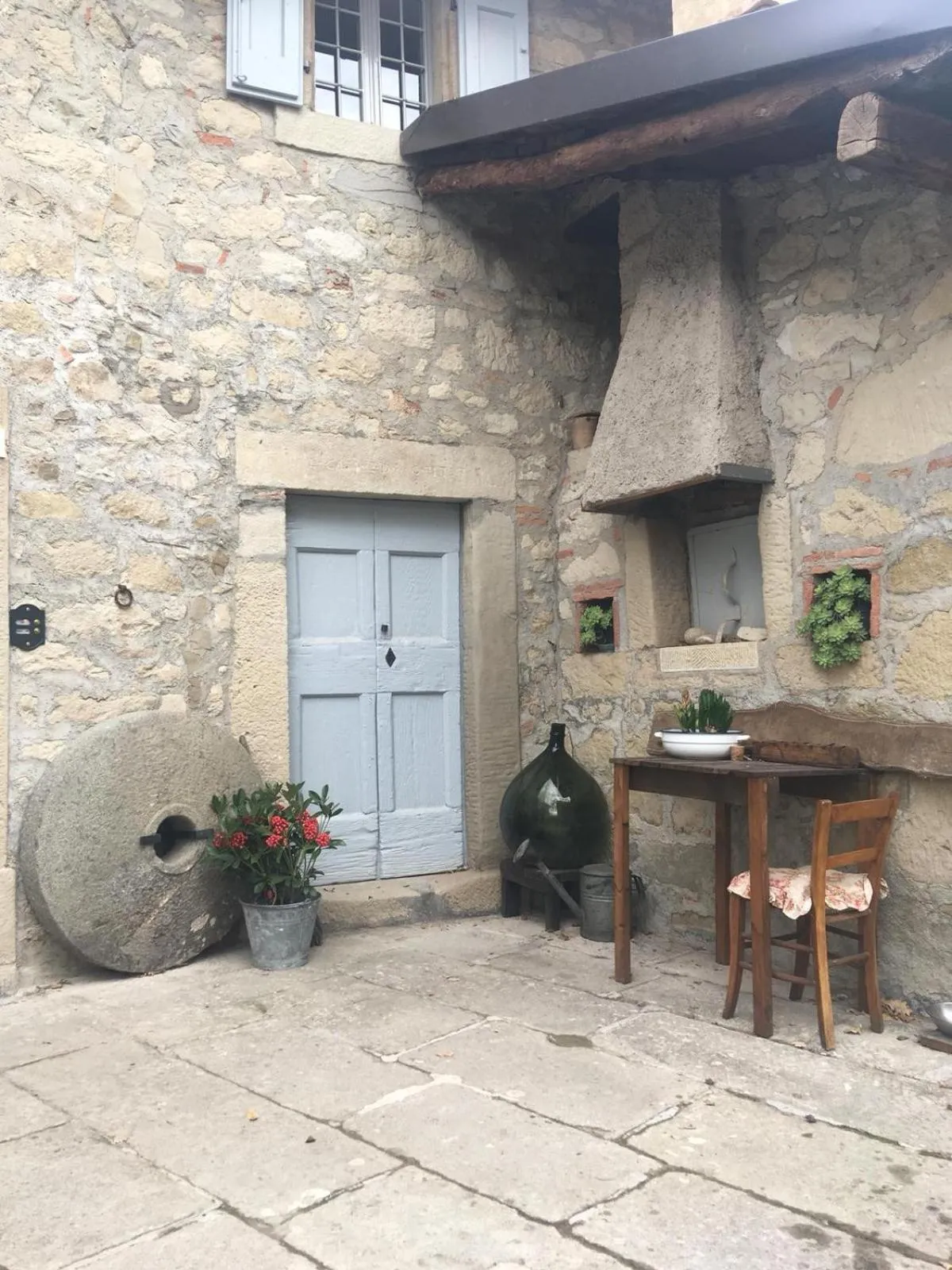 Patio in B&B Antico Mulino
