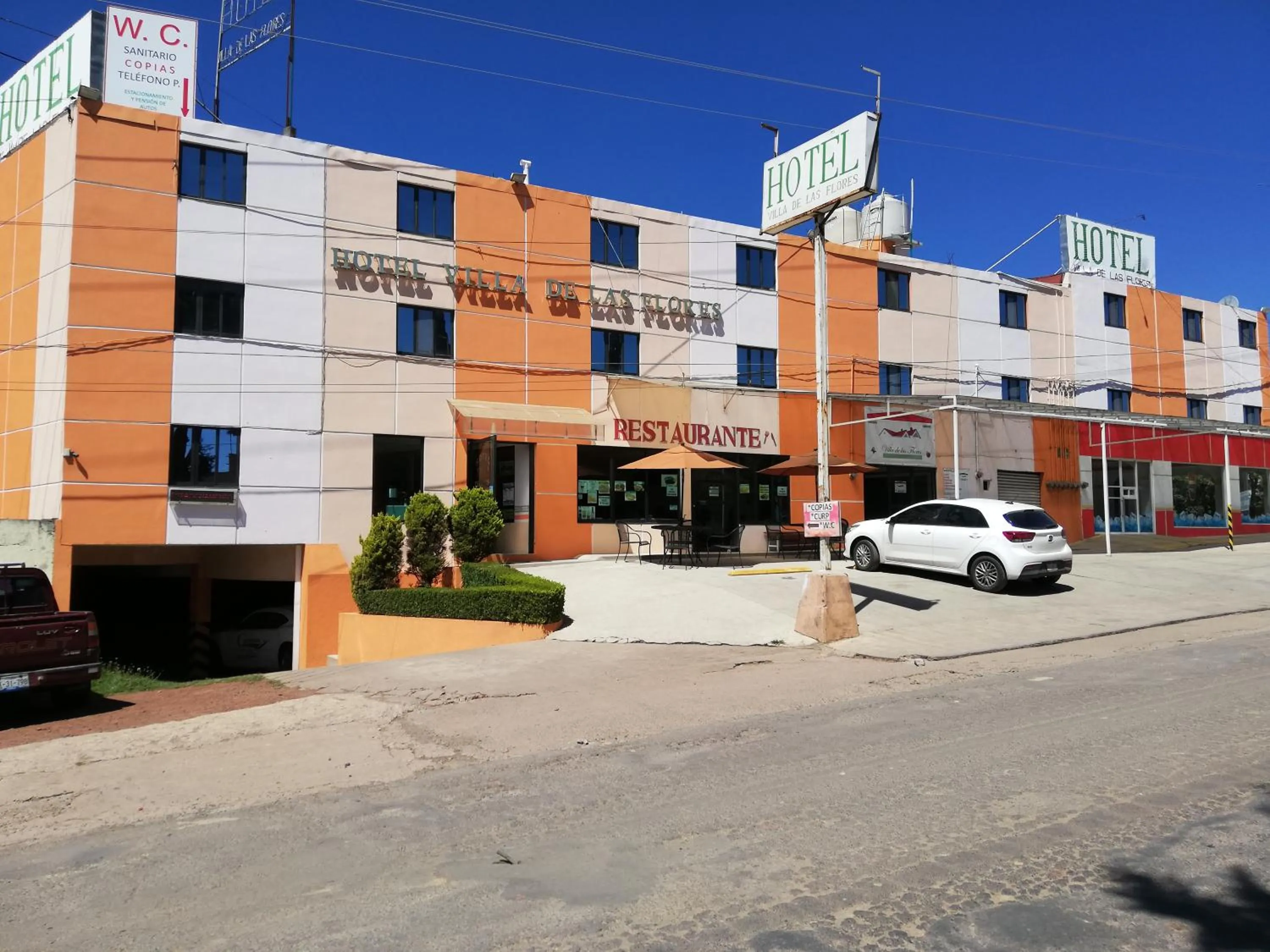 Property building in Hotel Villa De Las Flores