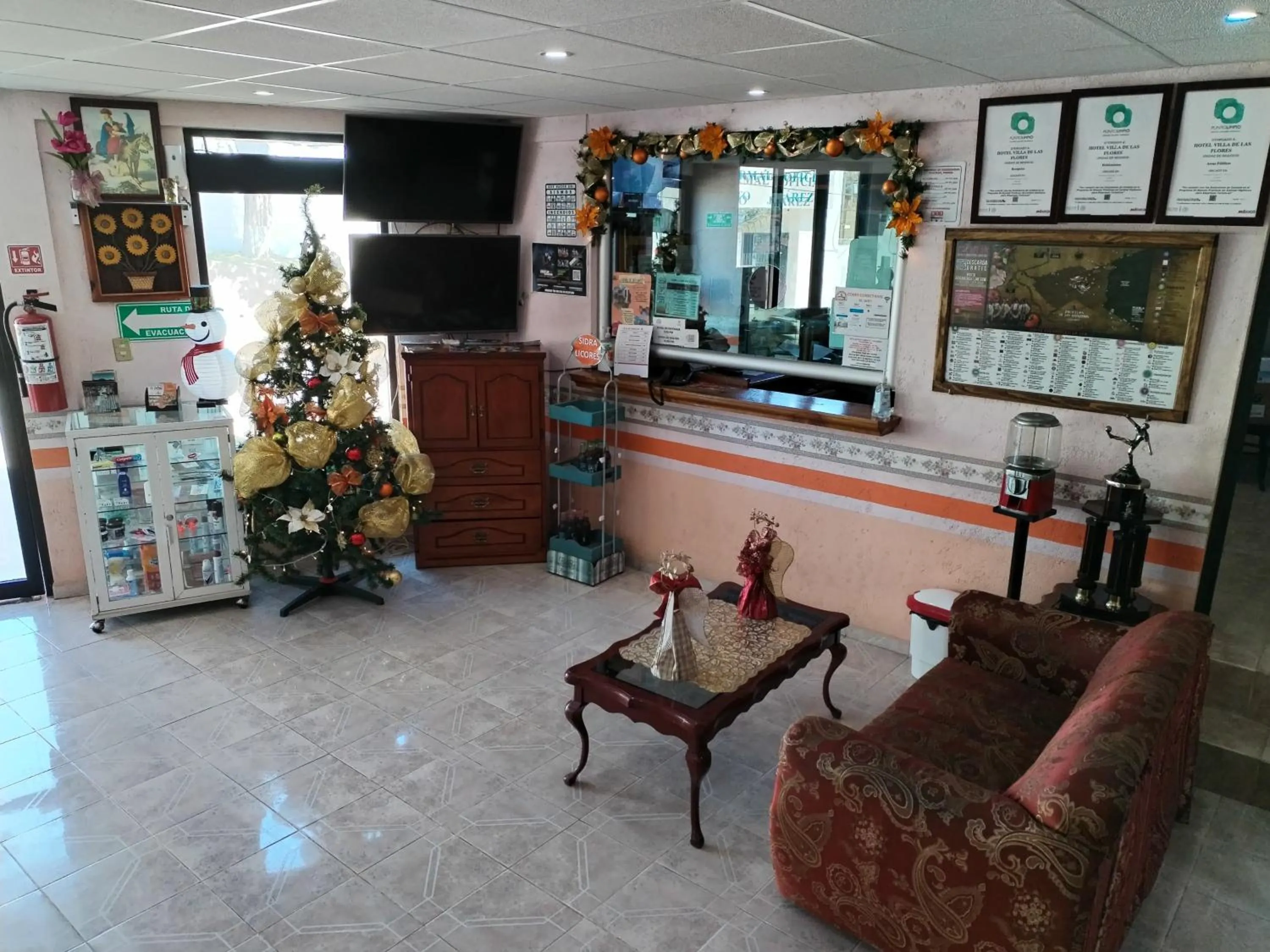 Lobby or reception in Hotel Villa De Las Flores