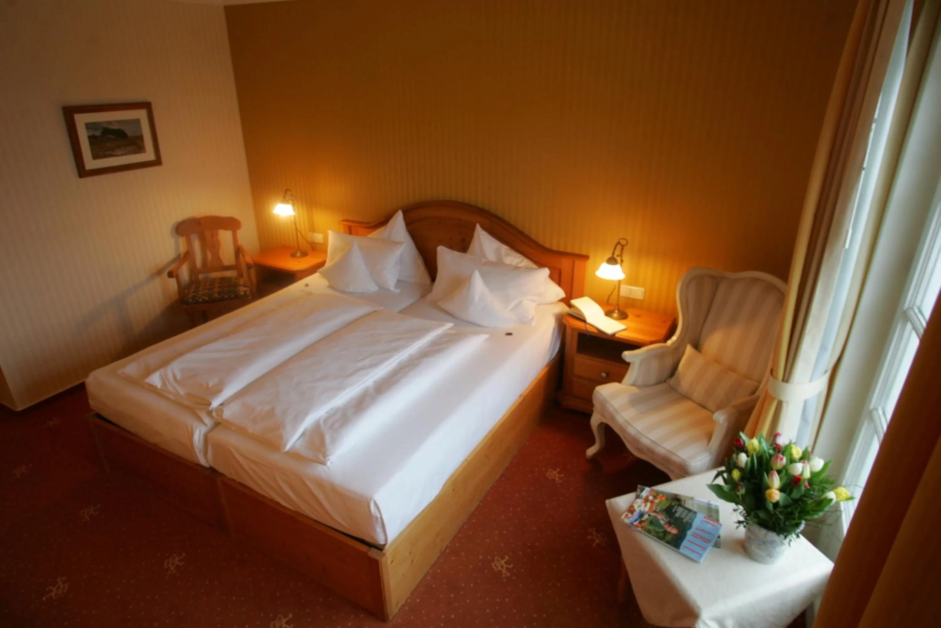 Bed in Der Fischländer Garni