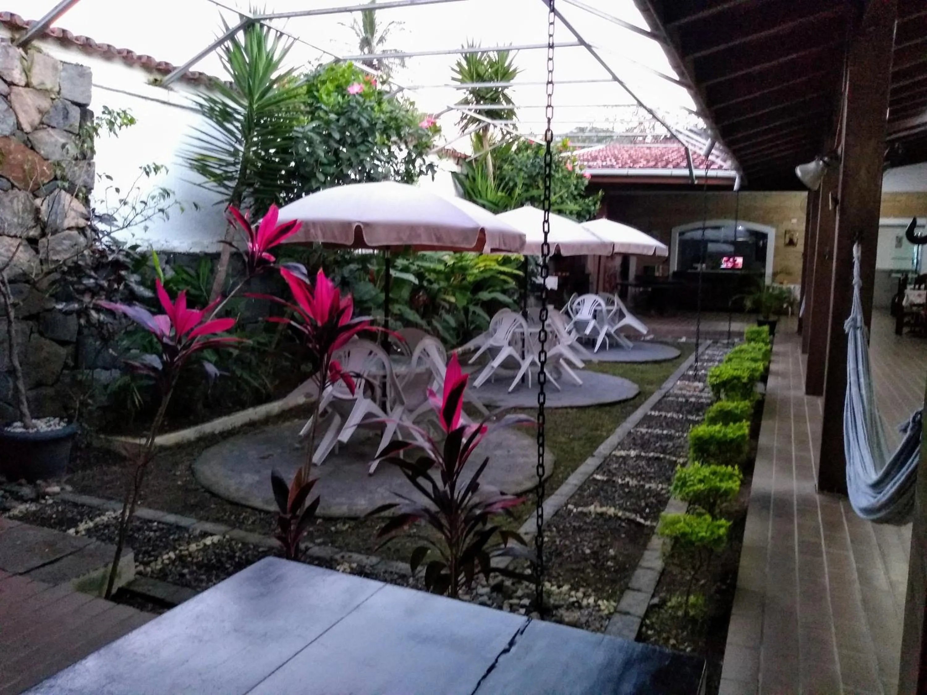 Patio in Hotel Portal da Praia
