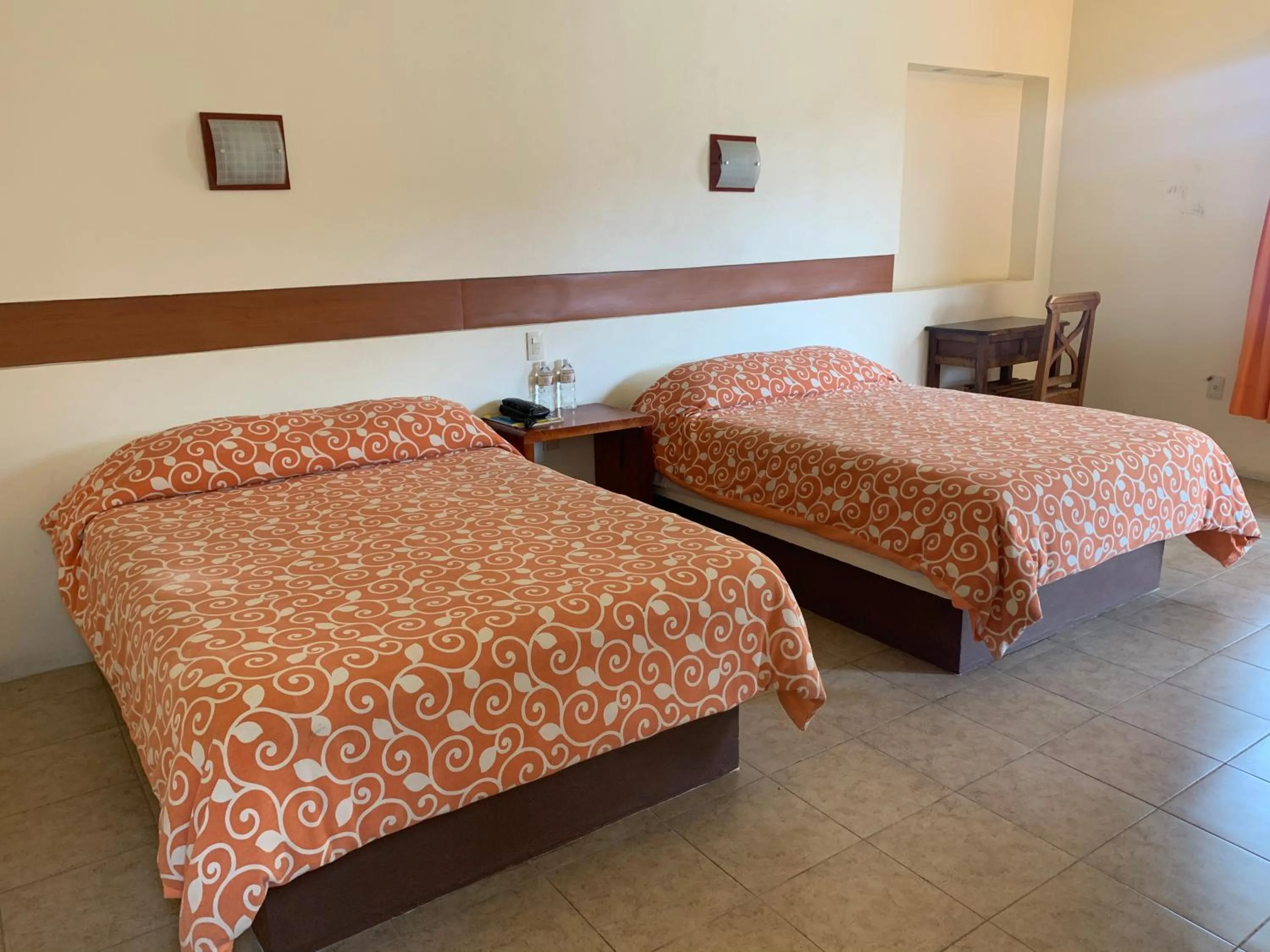 View (from property/room), Bed in Hotel Posada Don Ramon