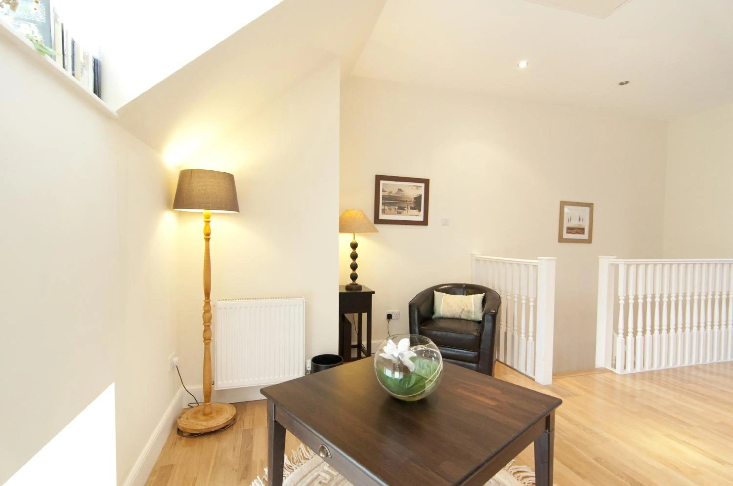 Living room in Edinburgh Church Apartments