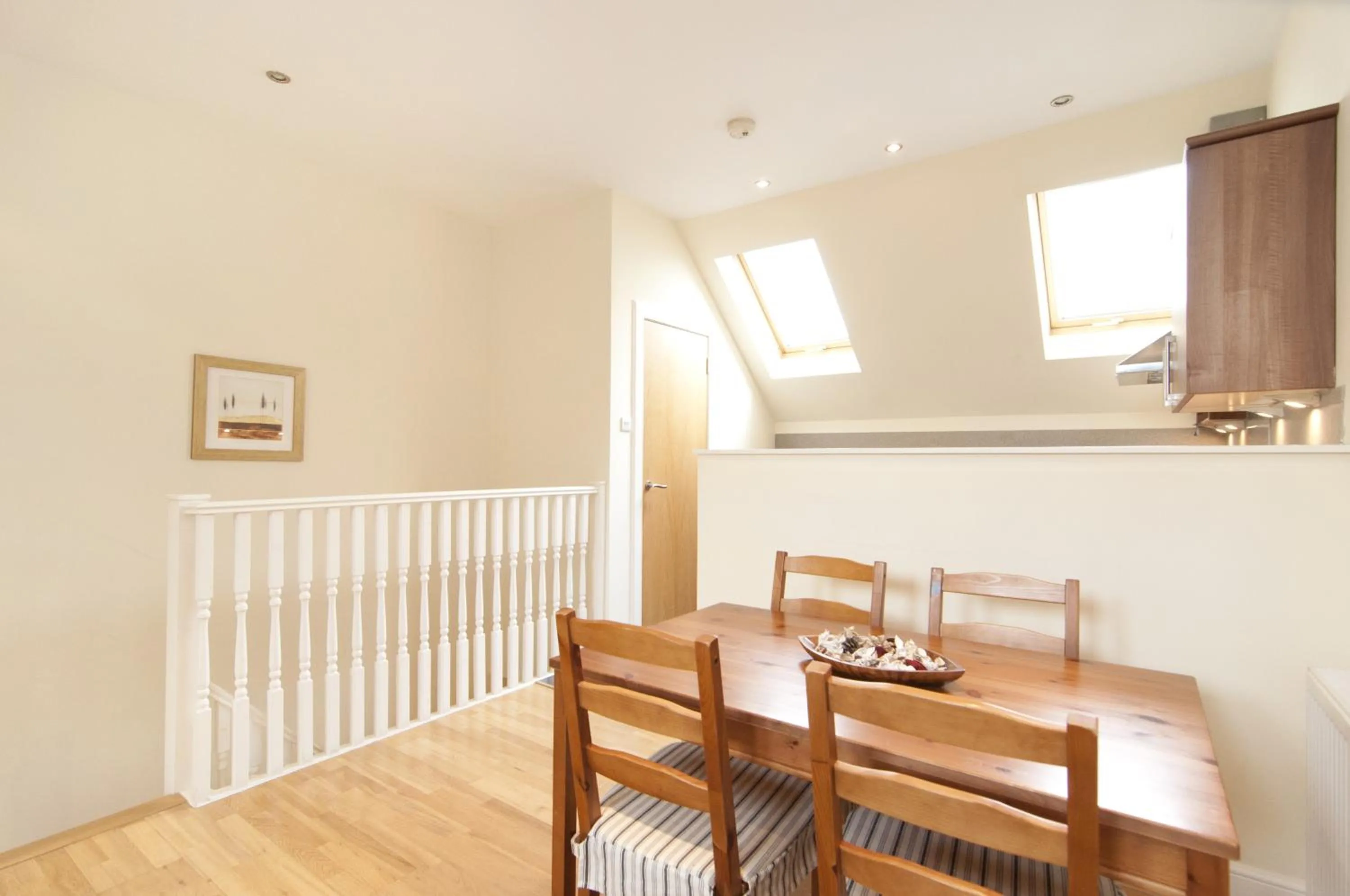 Dining area in Edinburgh Church Apartments