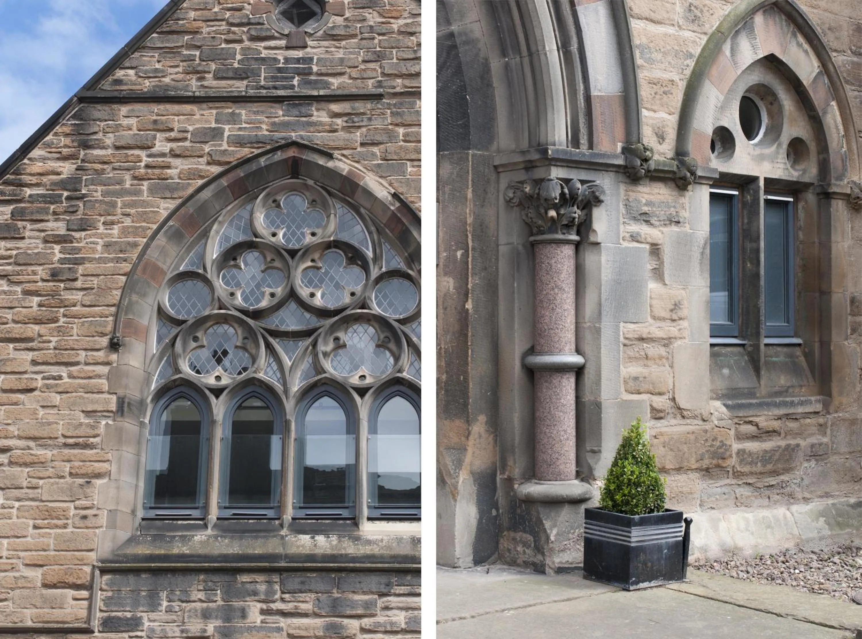 Facade/entrance in Edinburgh Church Apartments