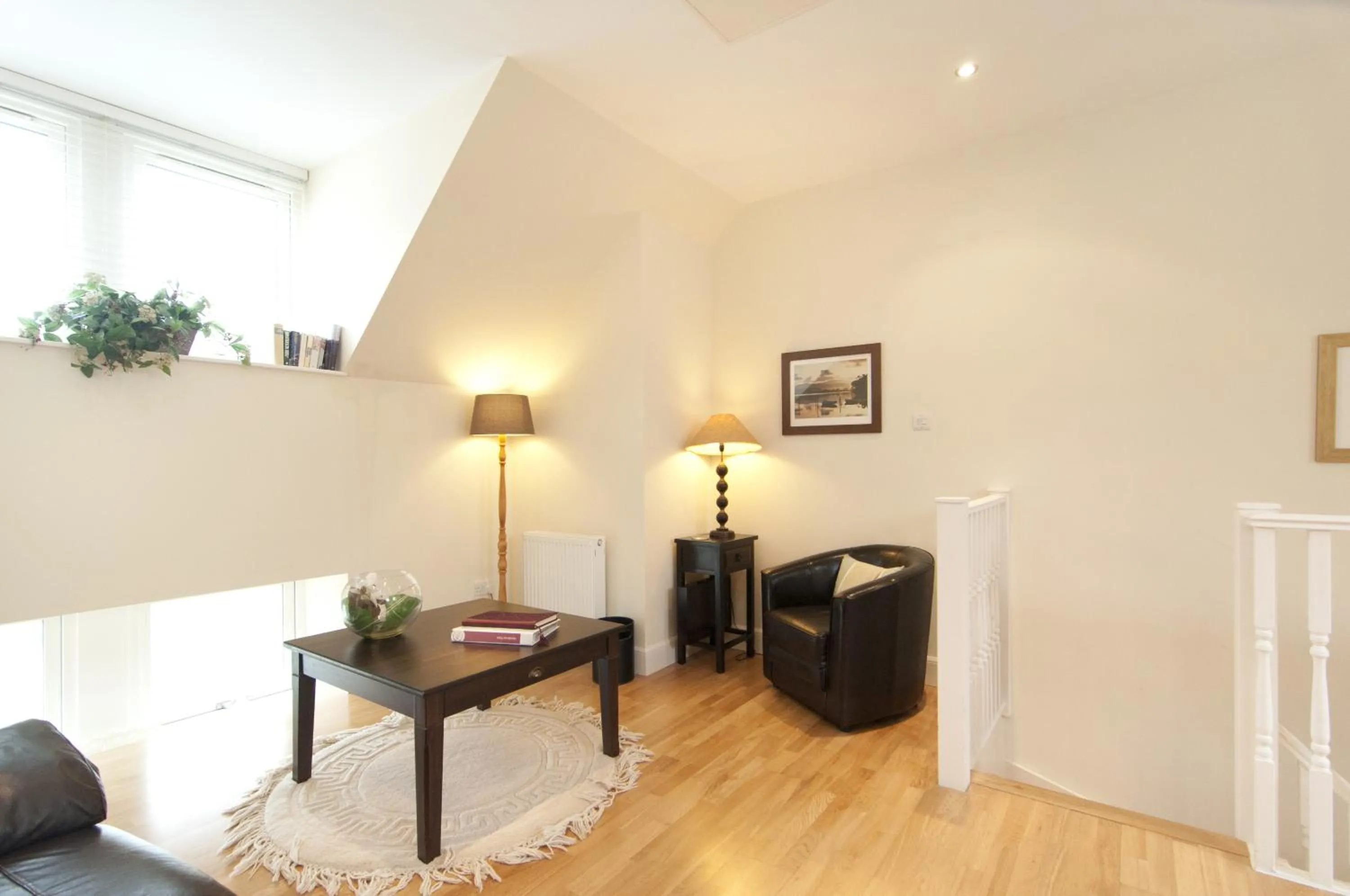 Living room in Edinburgh Church Apartments