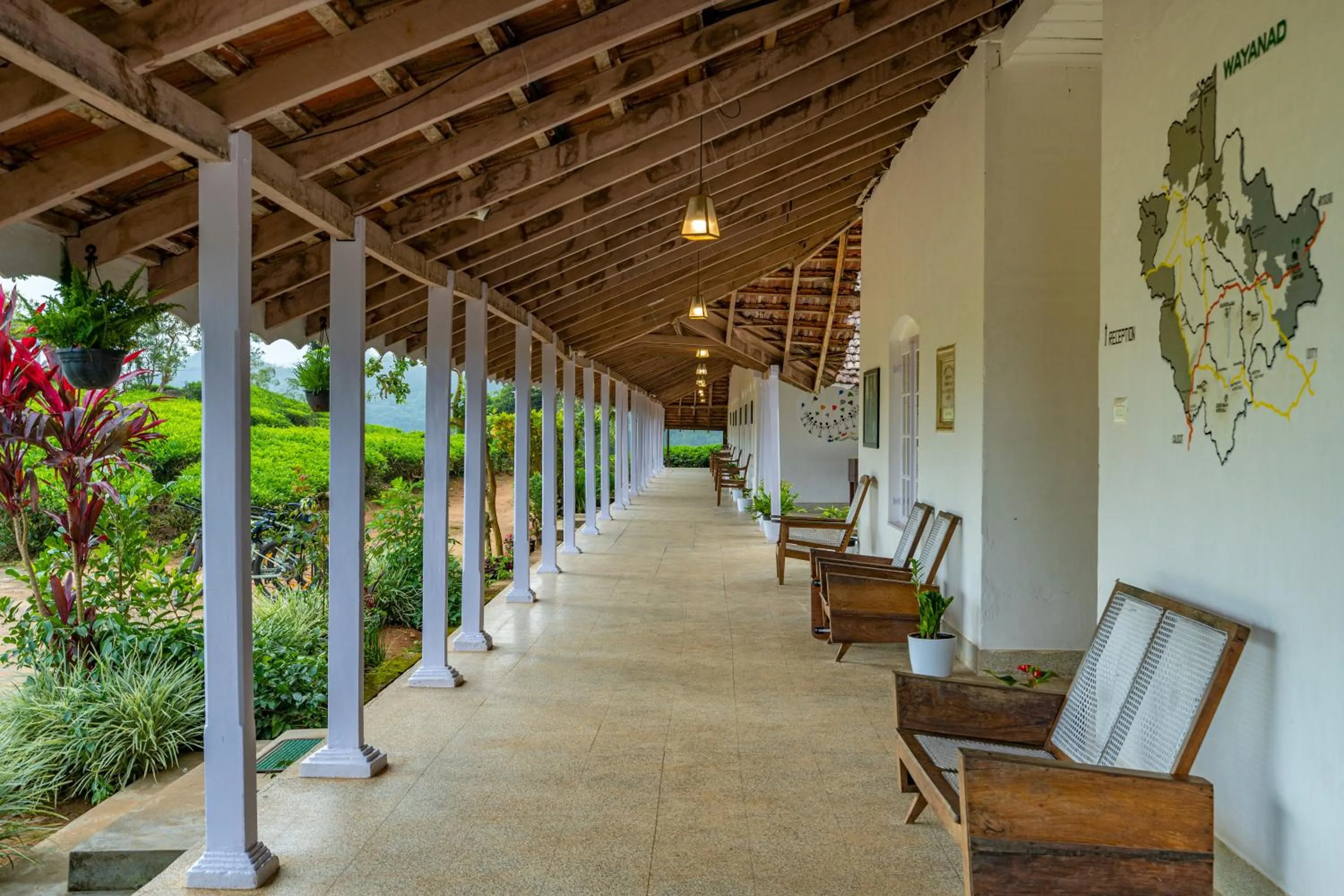 Patio in Zostel Plus Wayanad