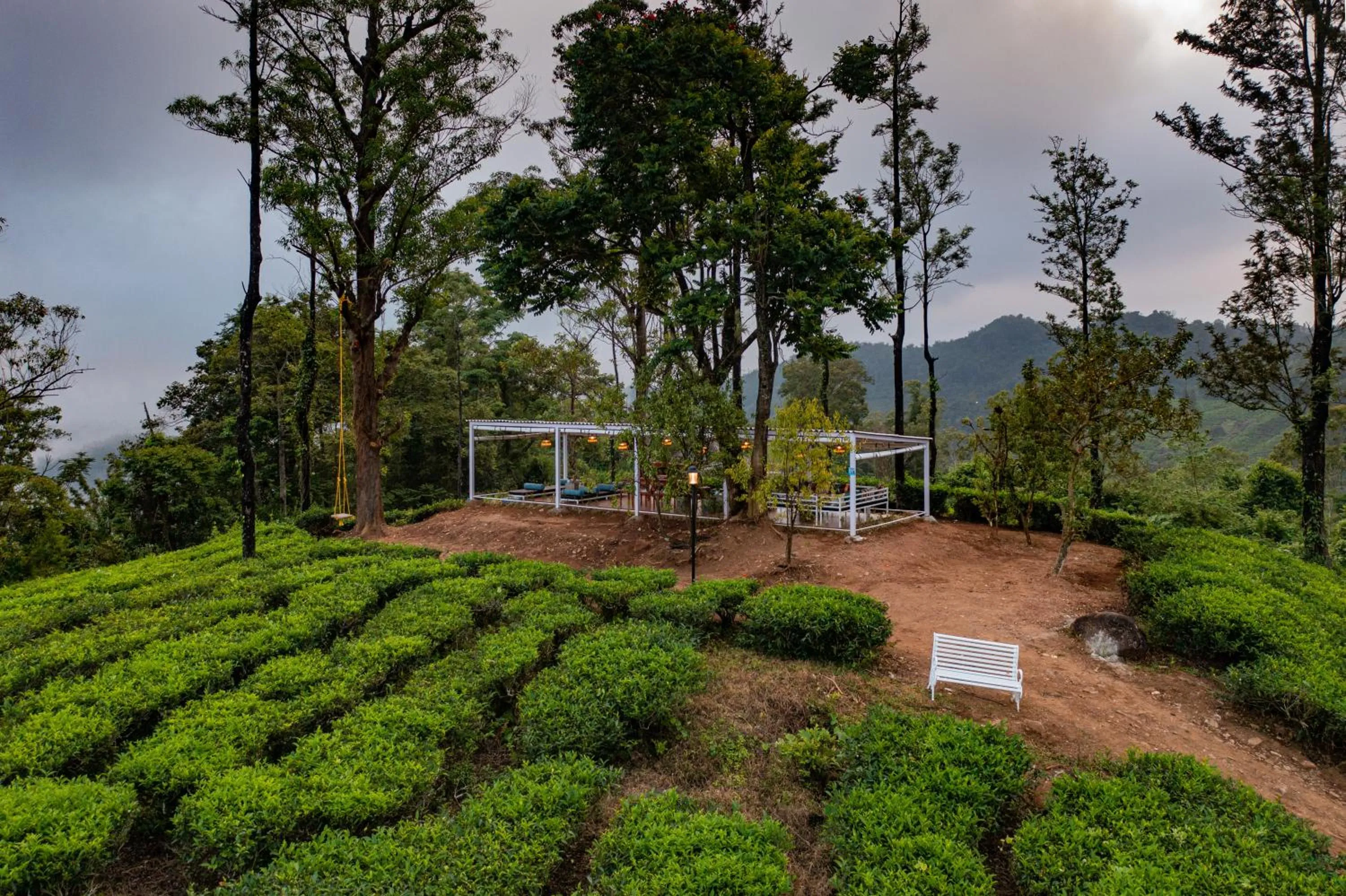 Communal lounge/ TV room in Zostel Plus Wayanad