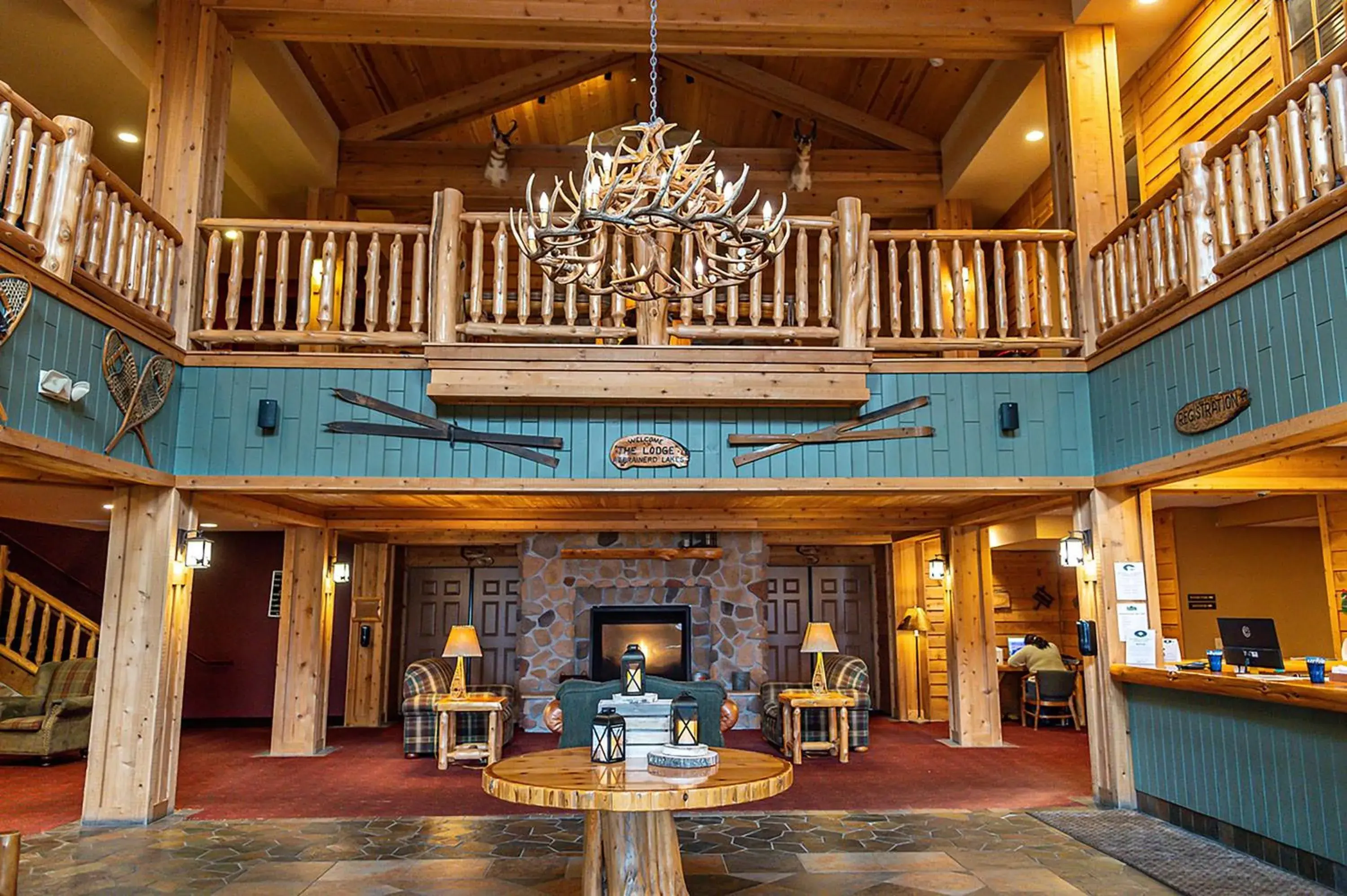 Lobby or reception in The Lodge at Brainerd Lakes, Trademark Collection by Wyndham Lobby or reception in The Lodge at Brainerd Lakes, Trademark Collection by Wyndham