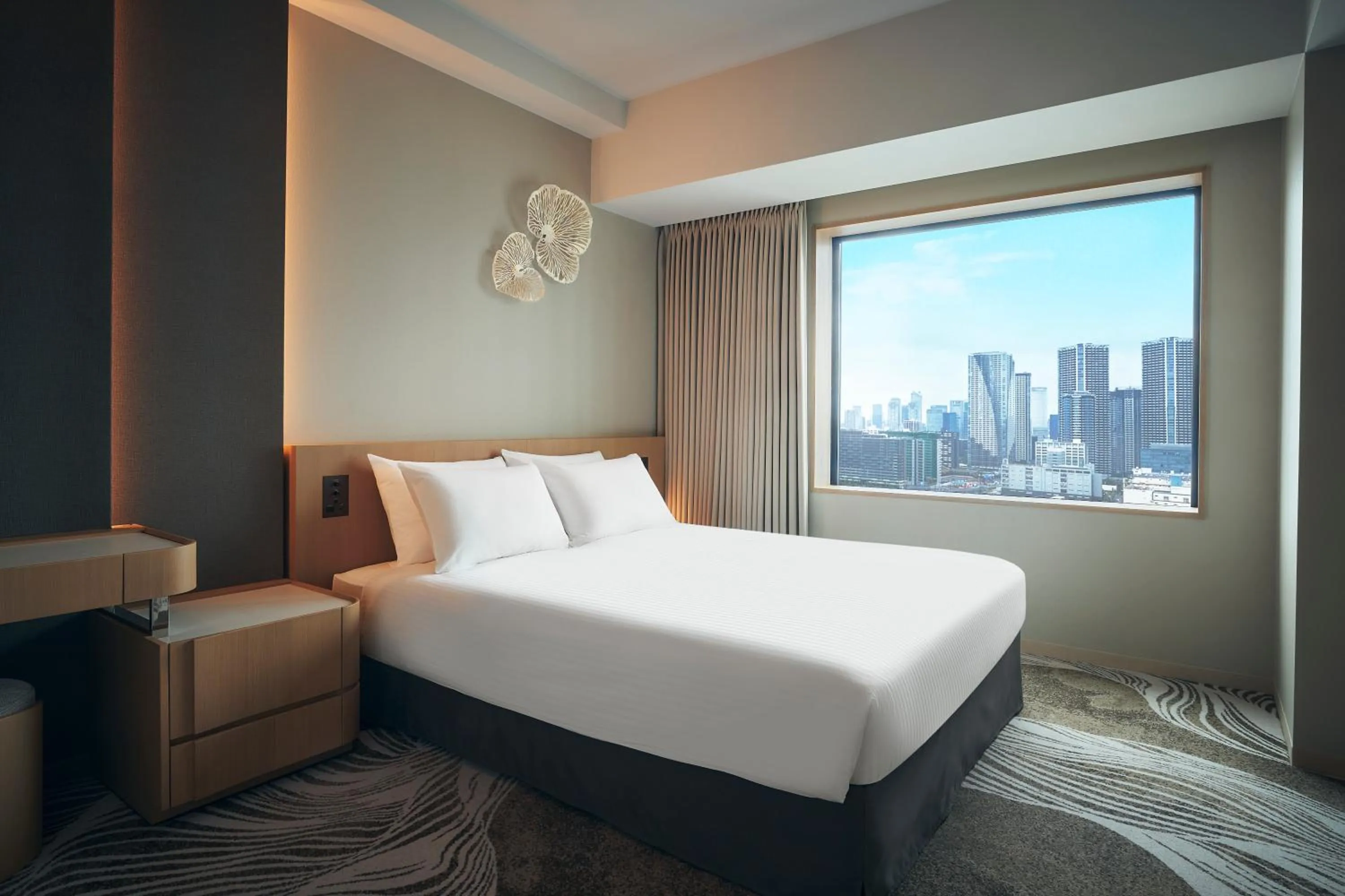 Bed in Hotel JAL City Tokyo Toyosu