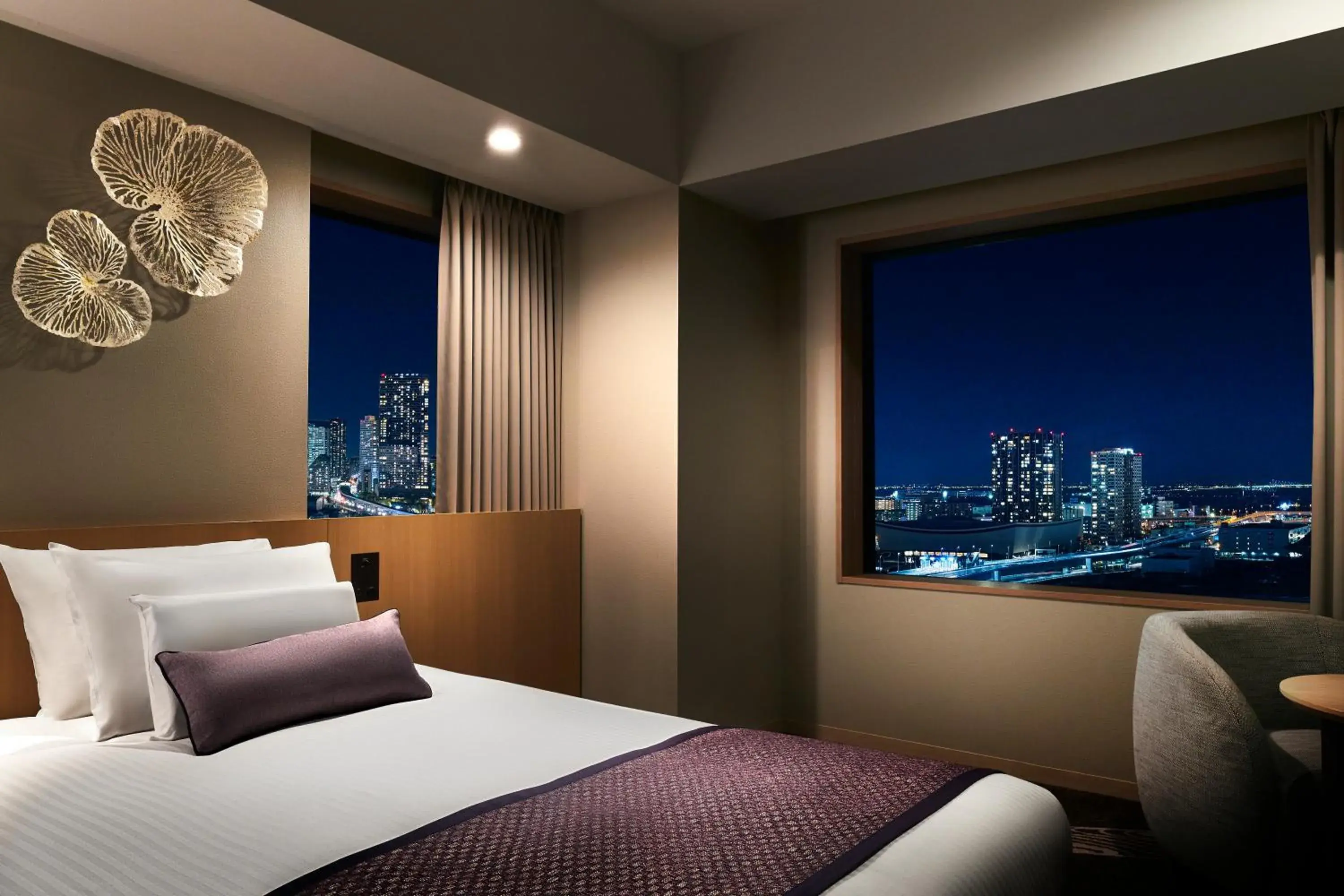 Bed in Hotel JAL City Tokyo Toyosu Bed in Hotel JAL City Tokyo Toyosu