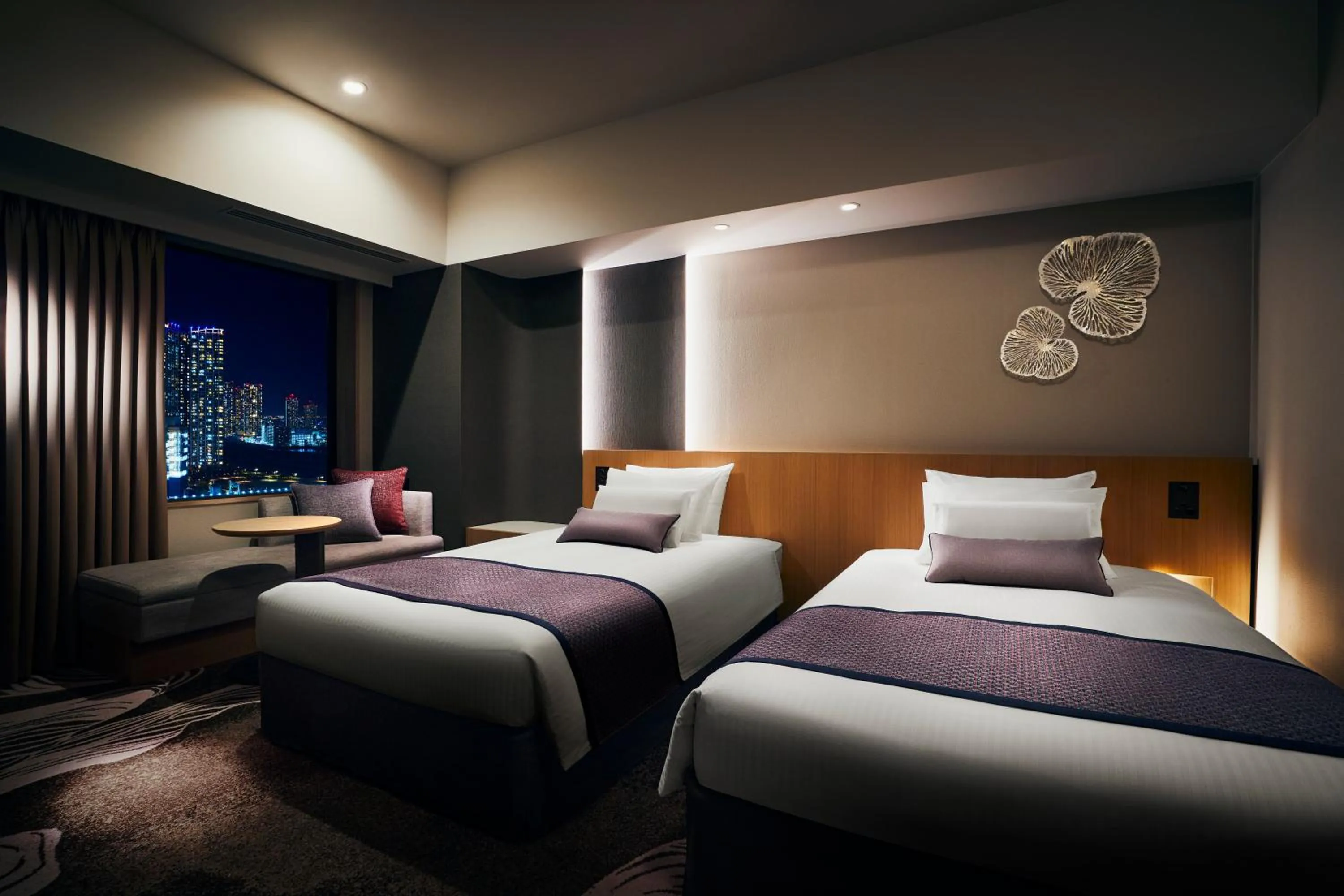 Bed in Hotel JAL City Tokyo Toyosu