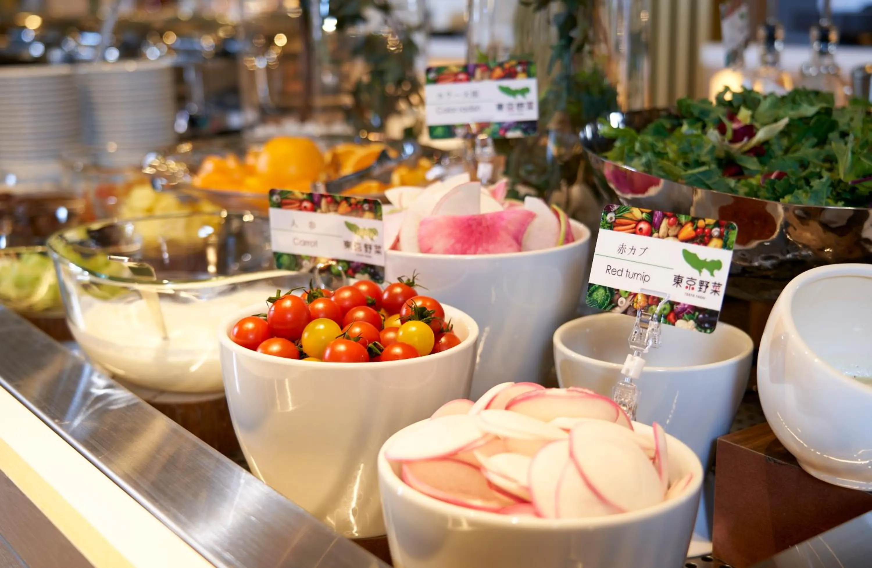 Buffet breakfast in Hotel JAL City Tokyo Toyosu