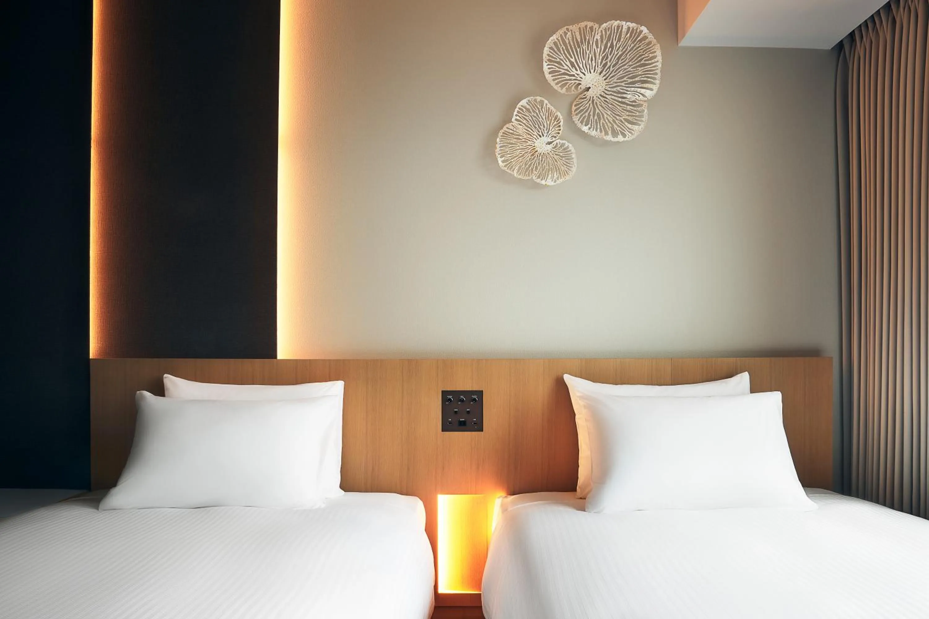 Bed in Hotel JAL City Tokyo Toyosu