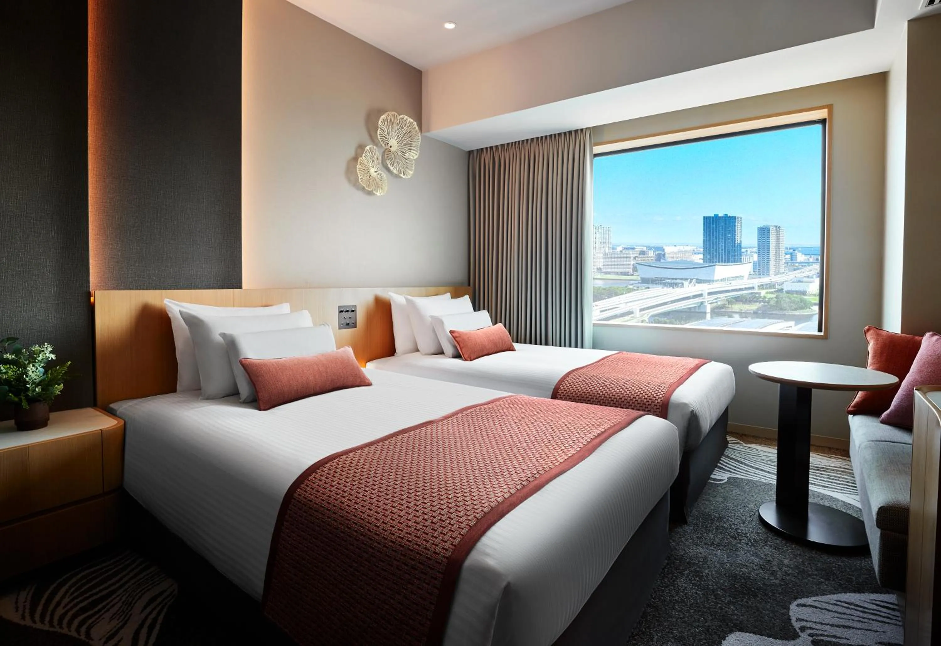 Bed in Hotel JAL City Tokyo Toyosu