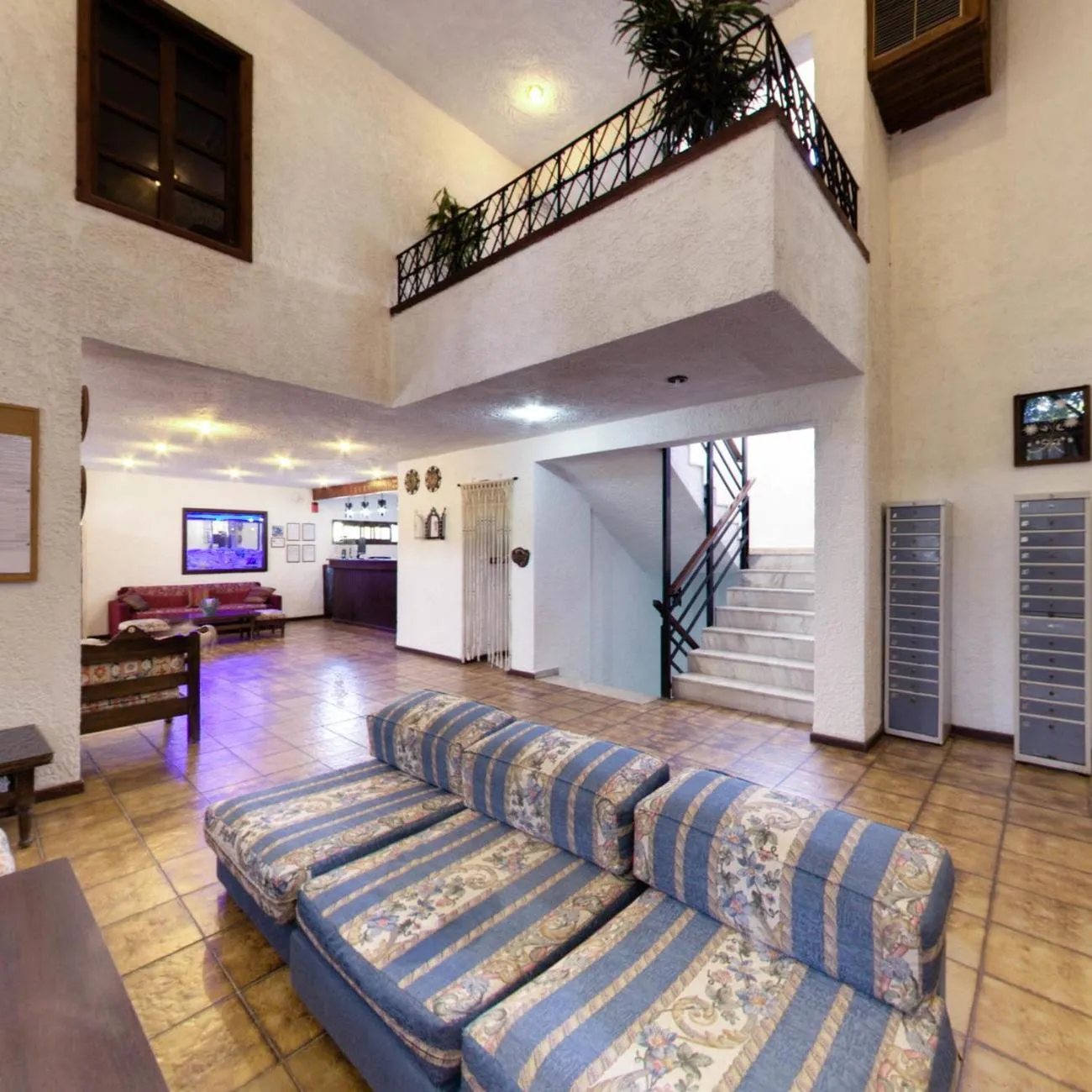 Communal lounge/ TV room in Oasis Hotel Bungalows Rhodes- All Inclusive