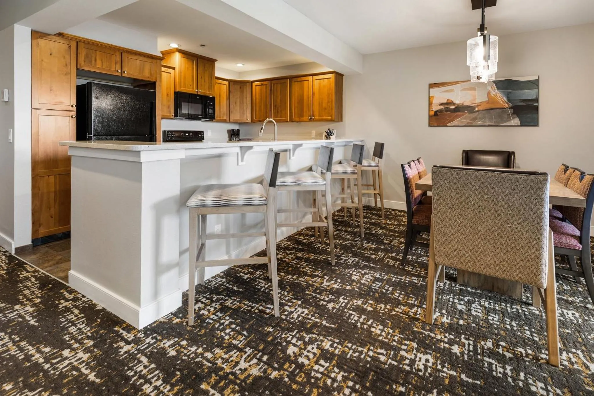 Communal kitchen in WorldMark Arrow Point