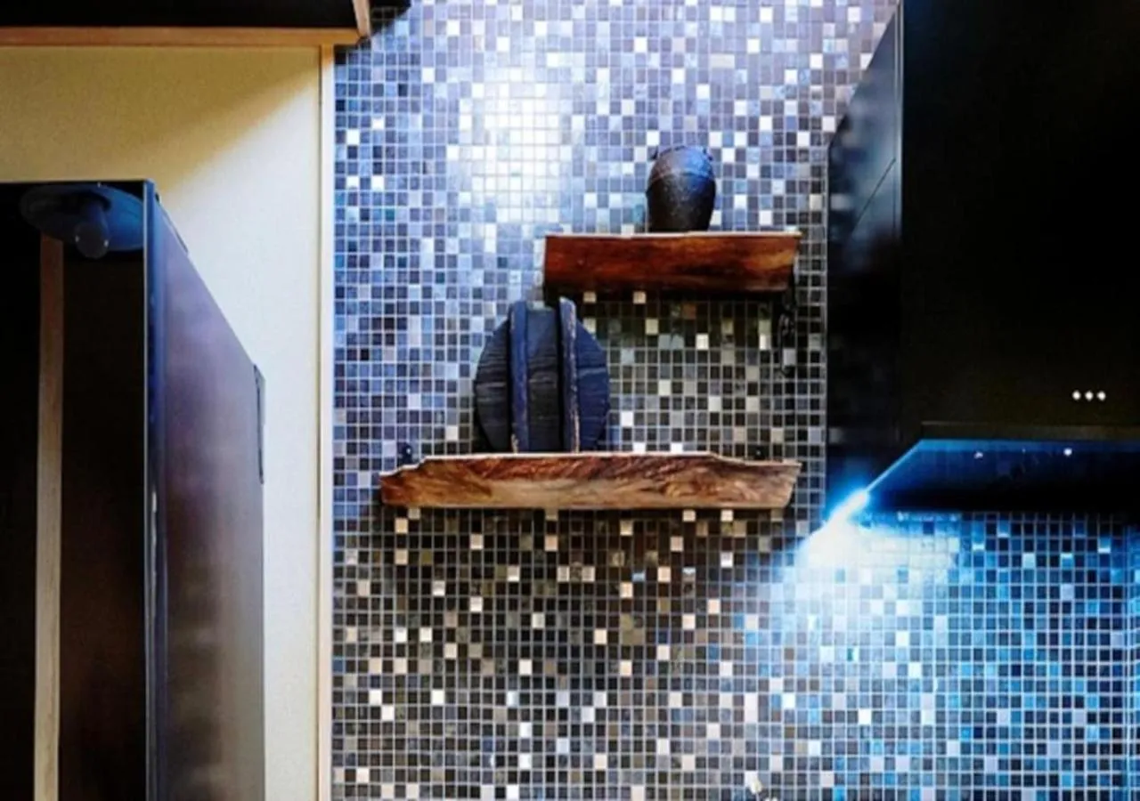 kitchen in Kokonoe Machiya