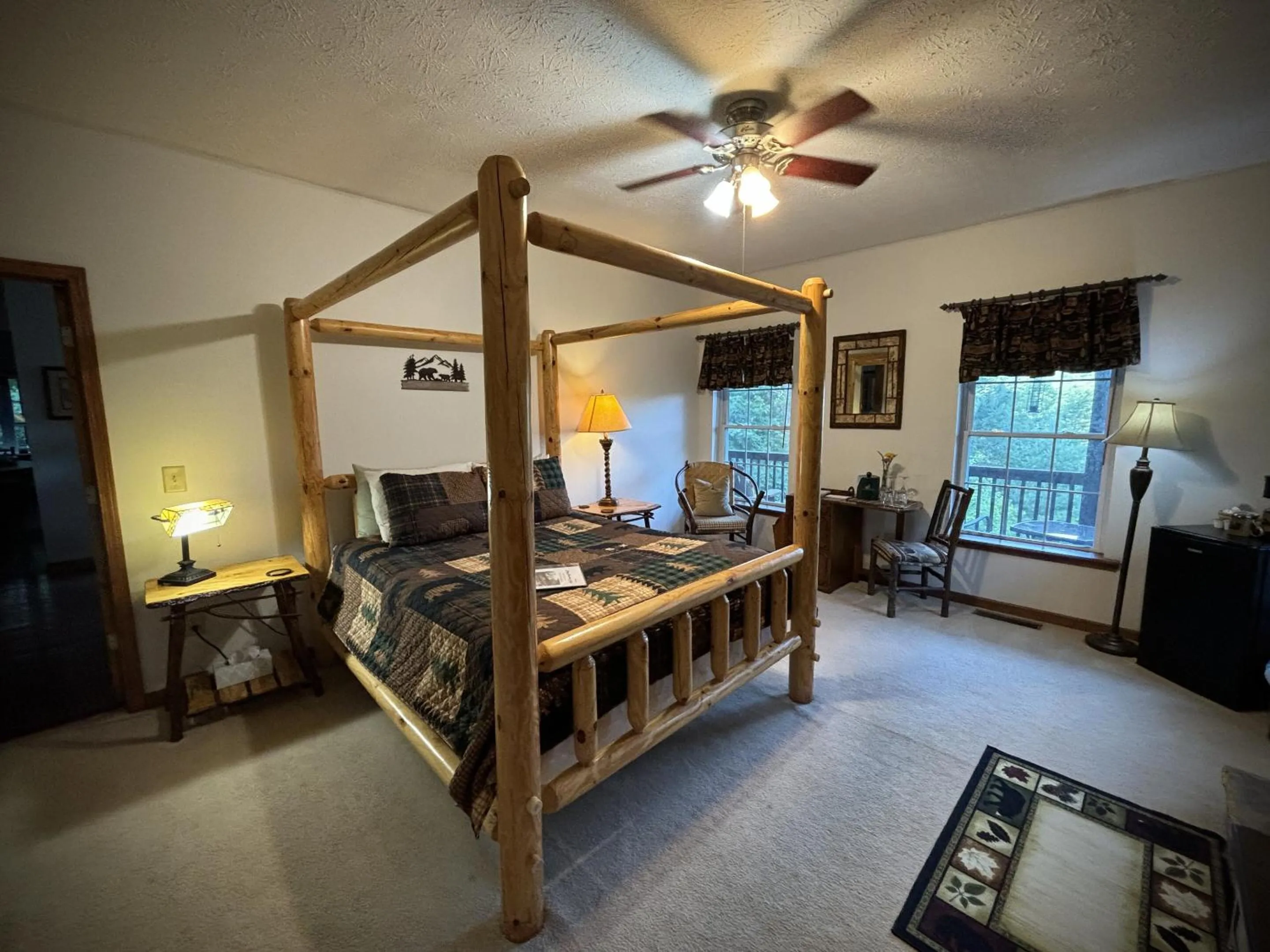 Bedroom, Bed in Long Mountain Lodge Bed & Breakfast