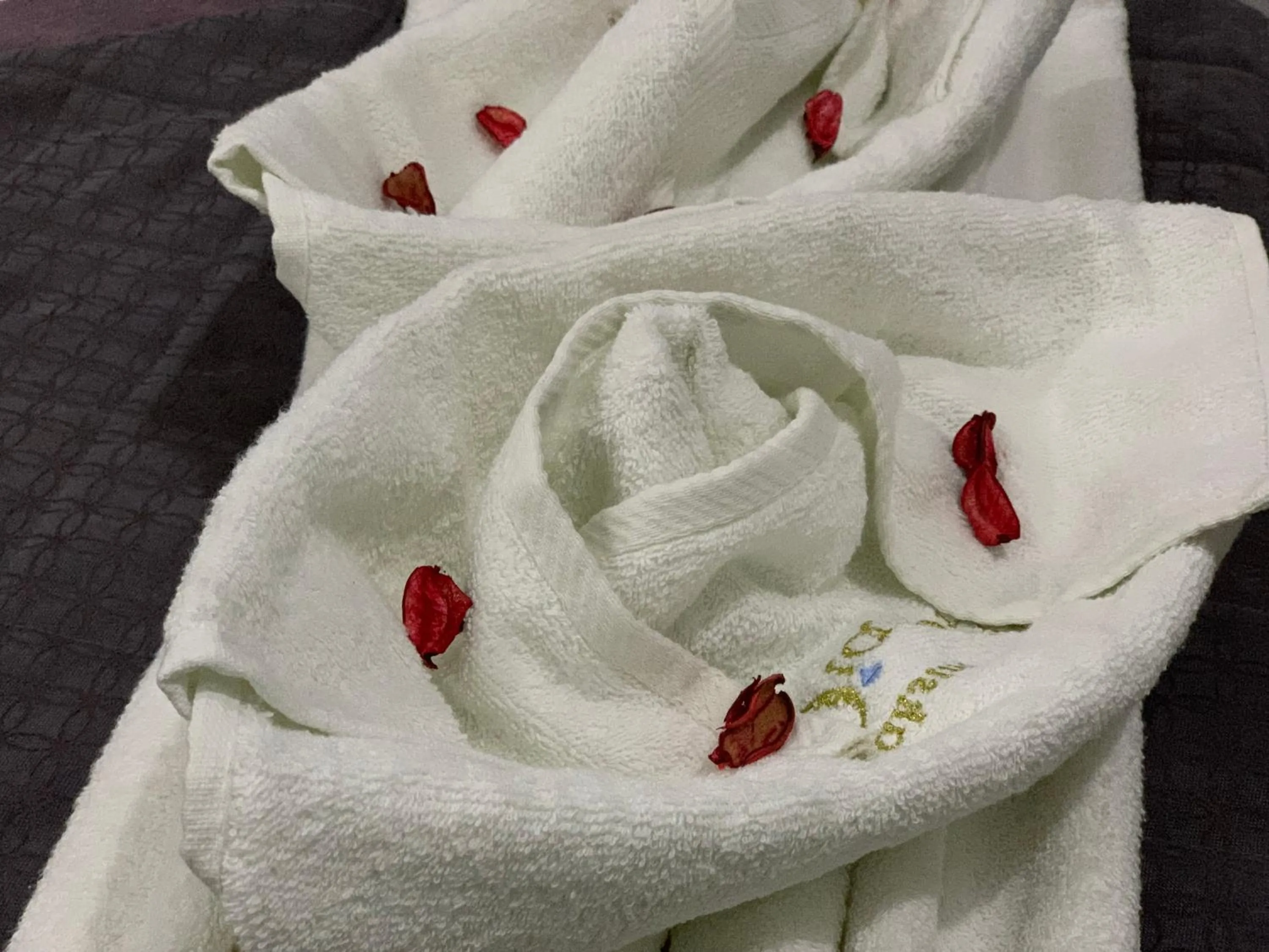 towels in taksim diamond hotel