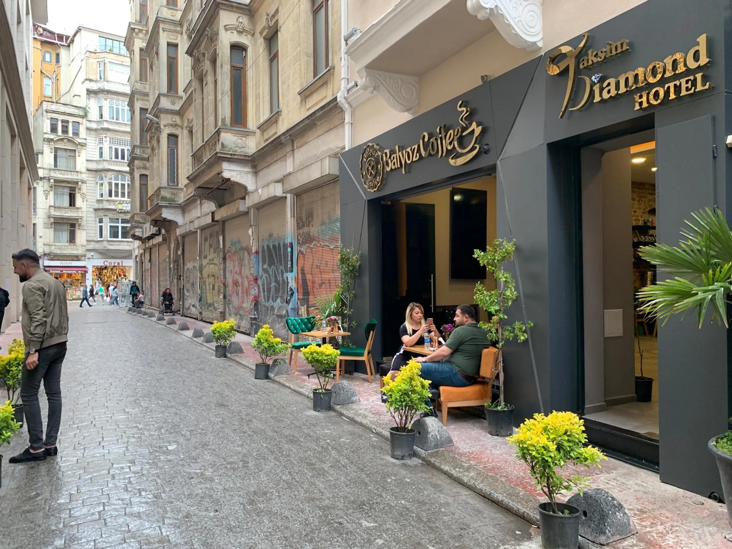 Facade/entrance in taksim diamond hotel