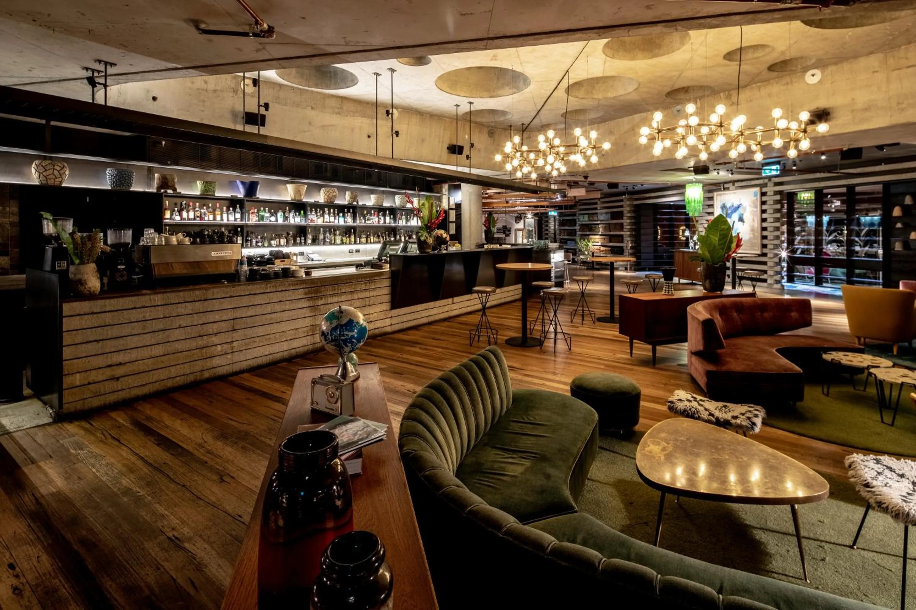 Lounge or bar in Ovolo Canberra, a Wyndham Hotel