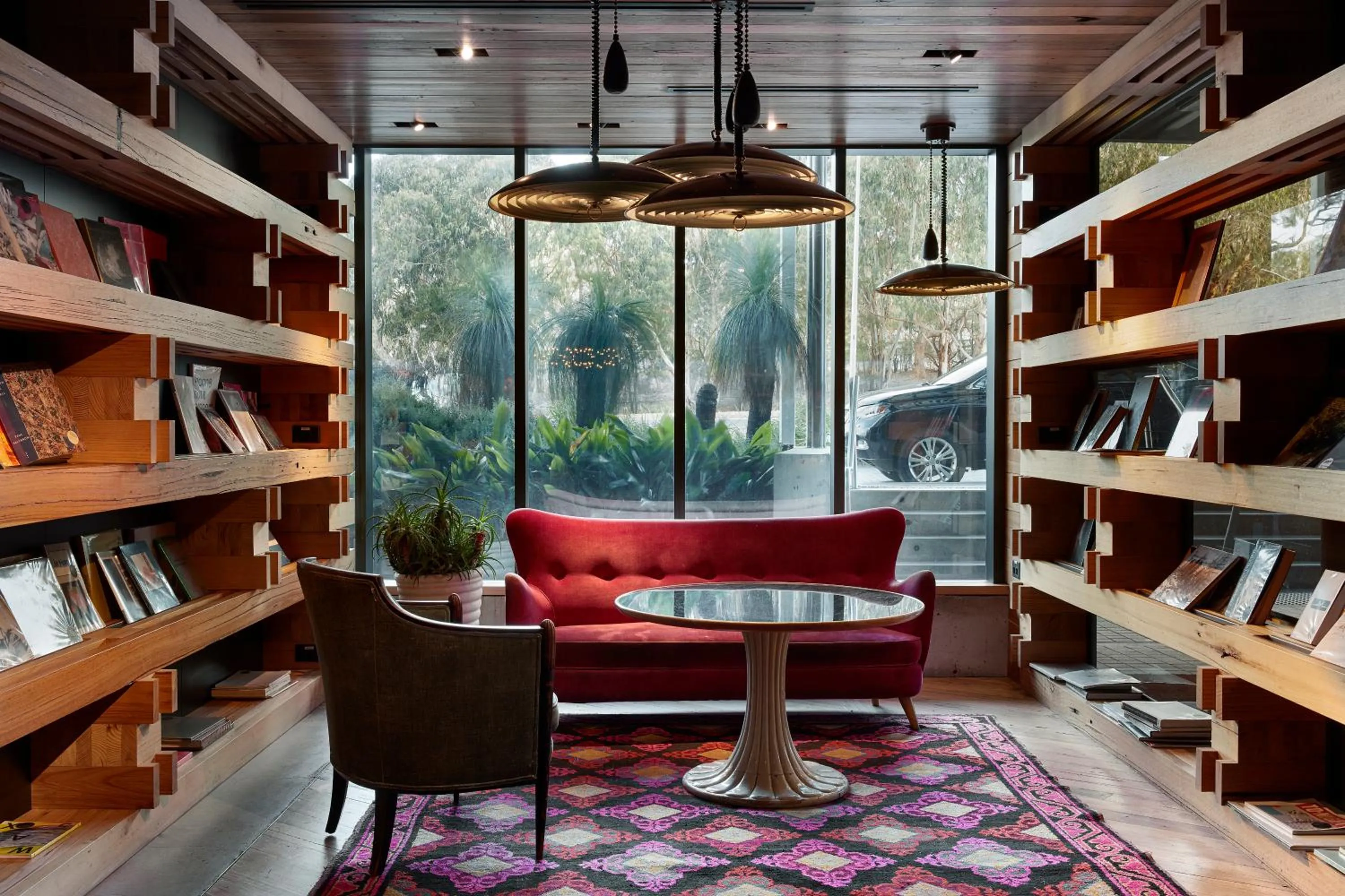 Library in Ovolo Canberra, a Wyndham Hotel