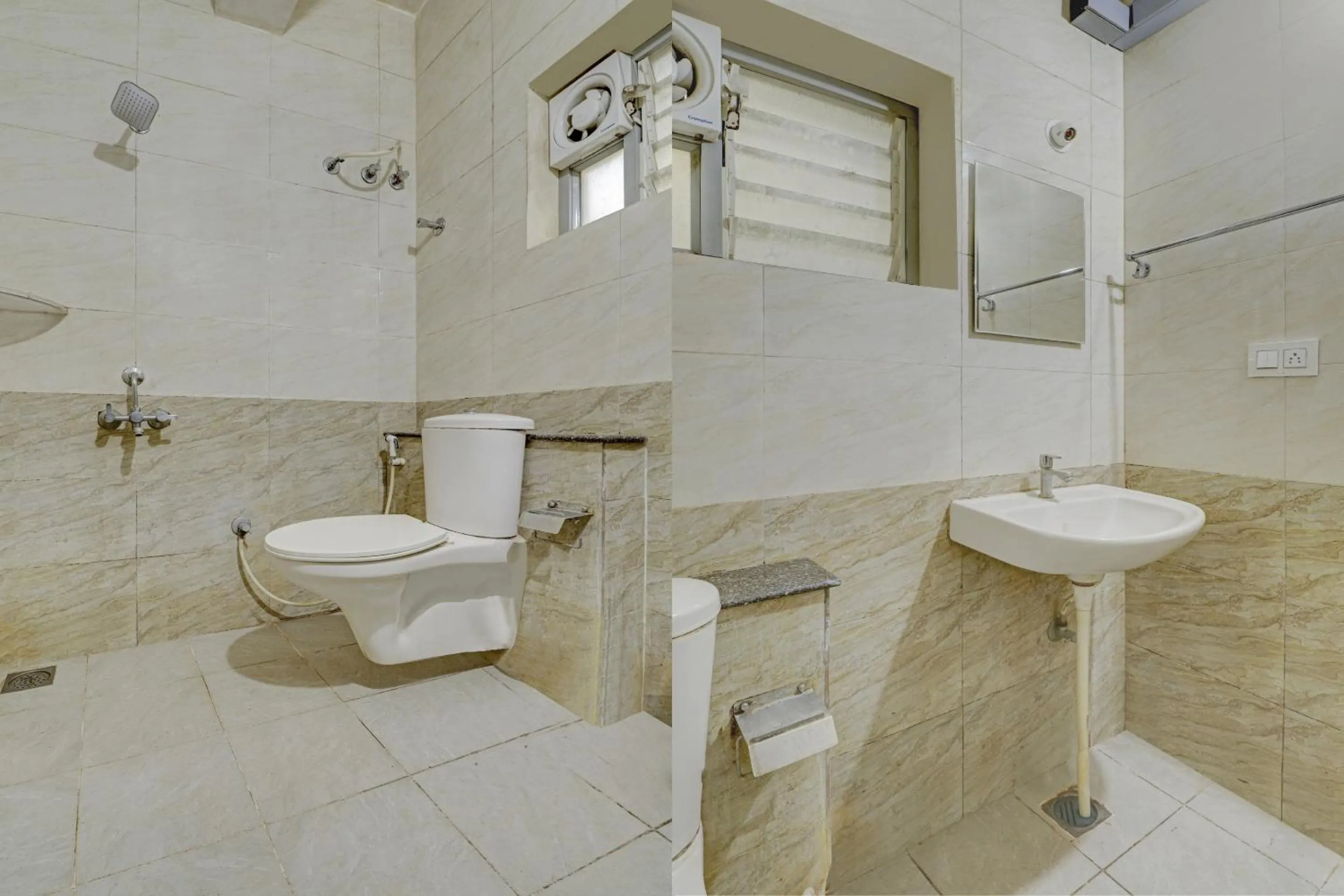 Bathroom in Super Capital O Champion Lotus Near Mantri Square Mall