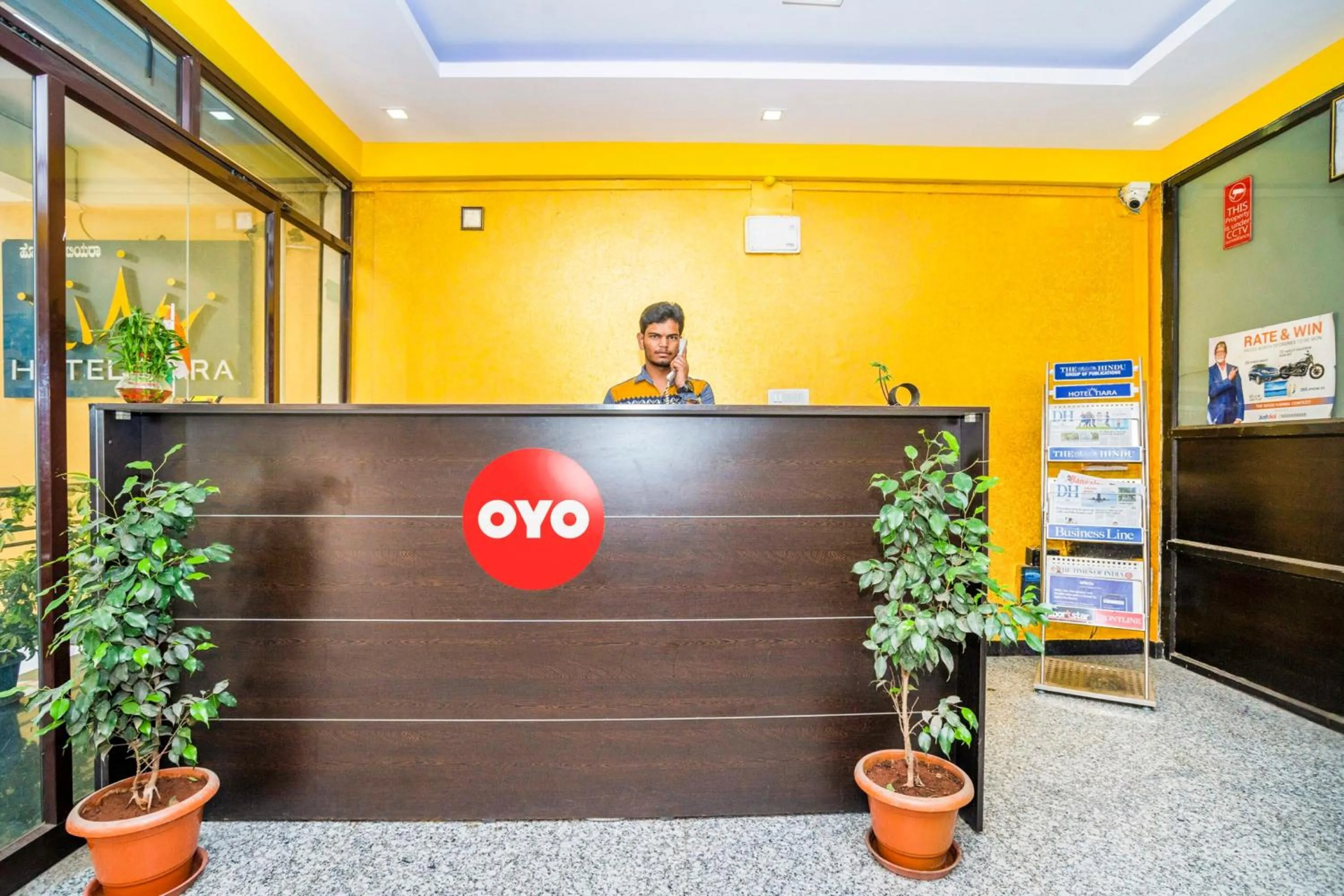 Lobby or reception in Collection O Tiara Near Christ university