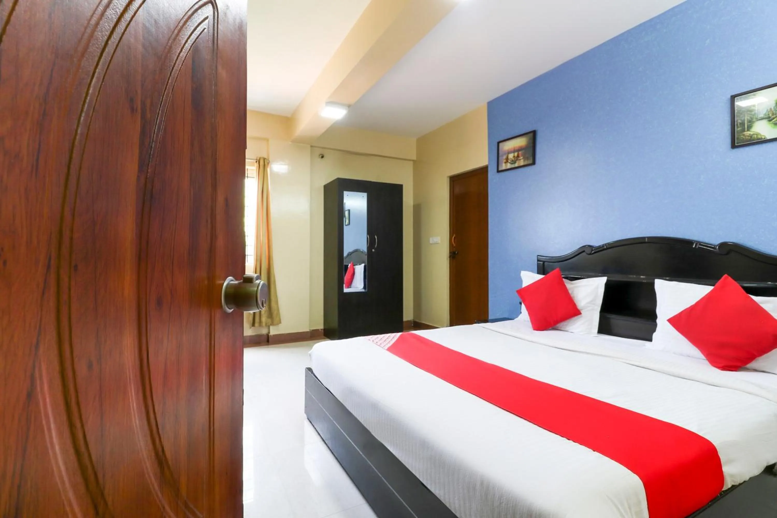 Bedroom, Bed in Collection O Tiara Near Christ university