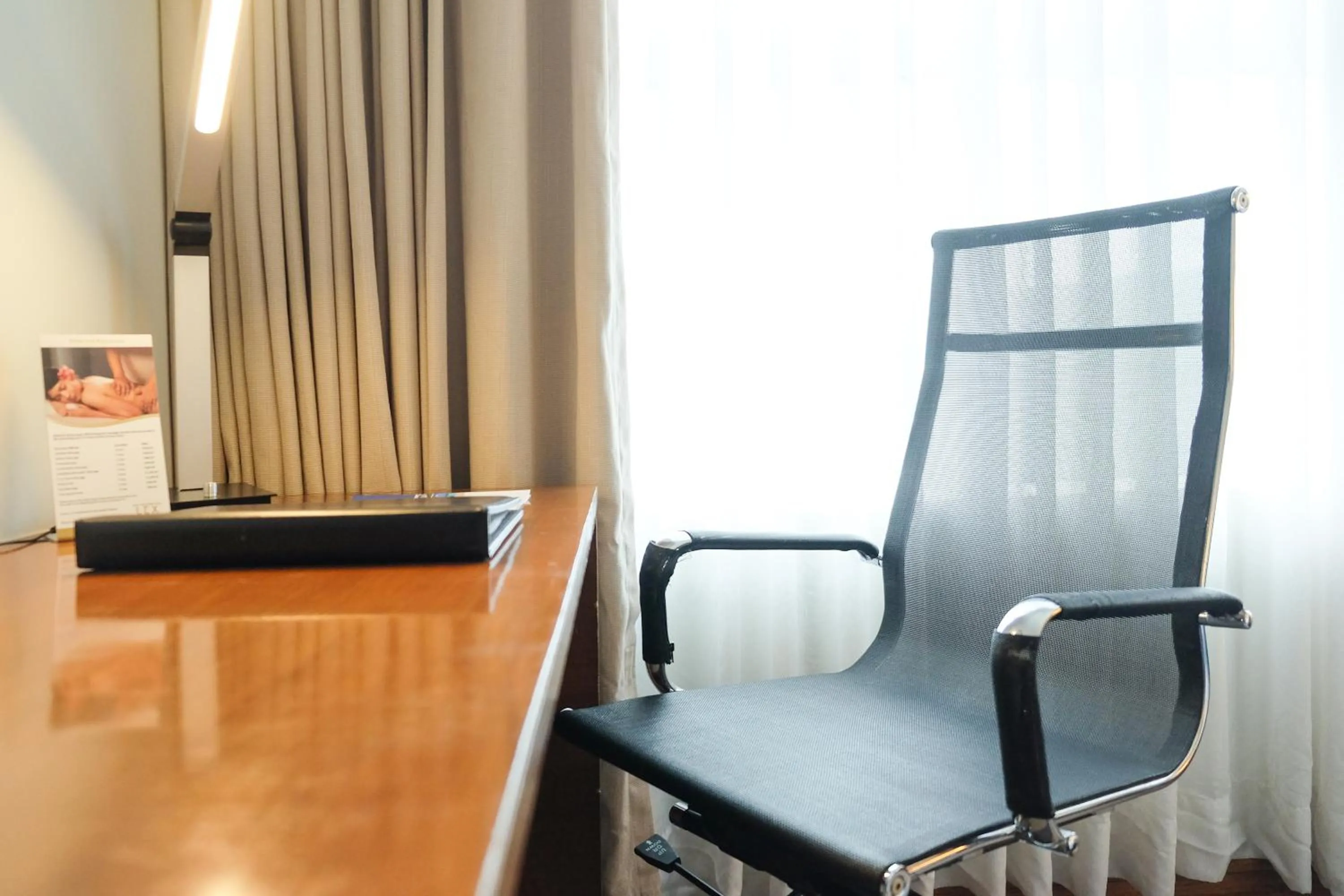 Seating area in Lex Hotel Cebu