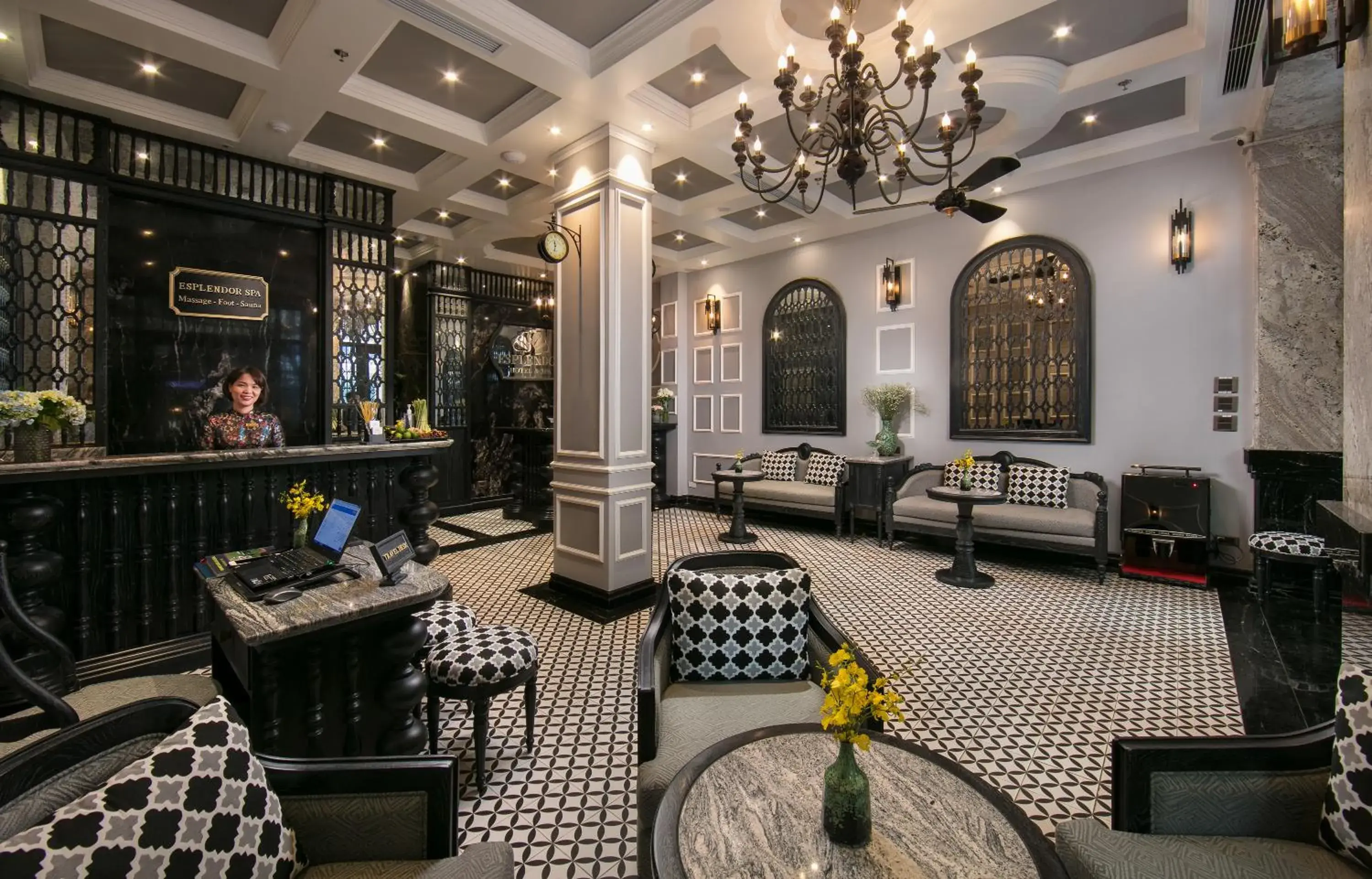 Lobby or reception in Hanoi Esplendor Hotel and Spa Lobby or reception in Hanoi Esplendor Hotel and Spa