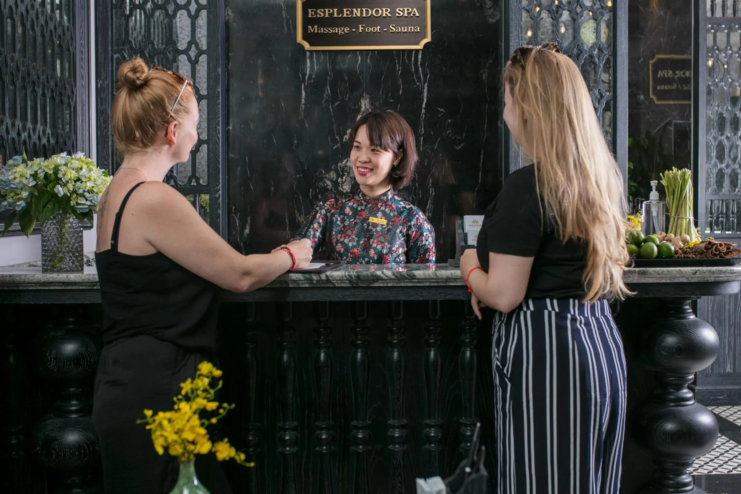 Lobby or reception in Hanoi Esplendor Hotel and Spa Lobby or reception in Hanoi Esplendor Hotel and Spa