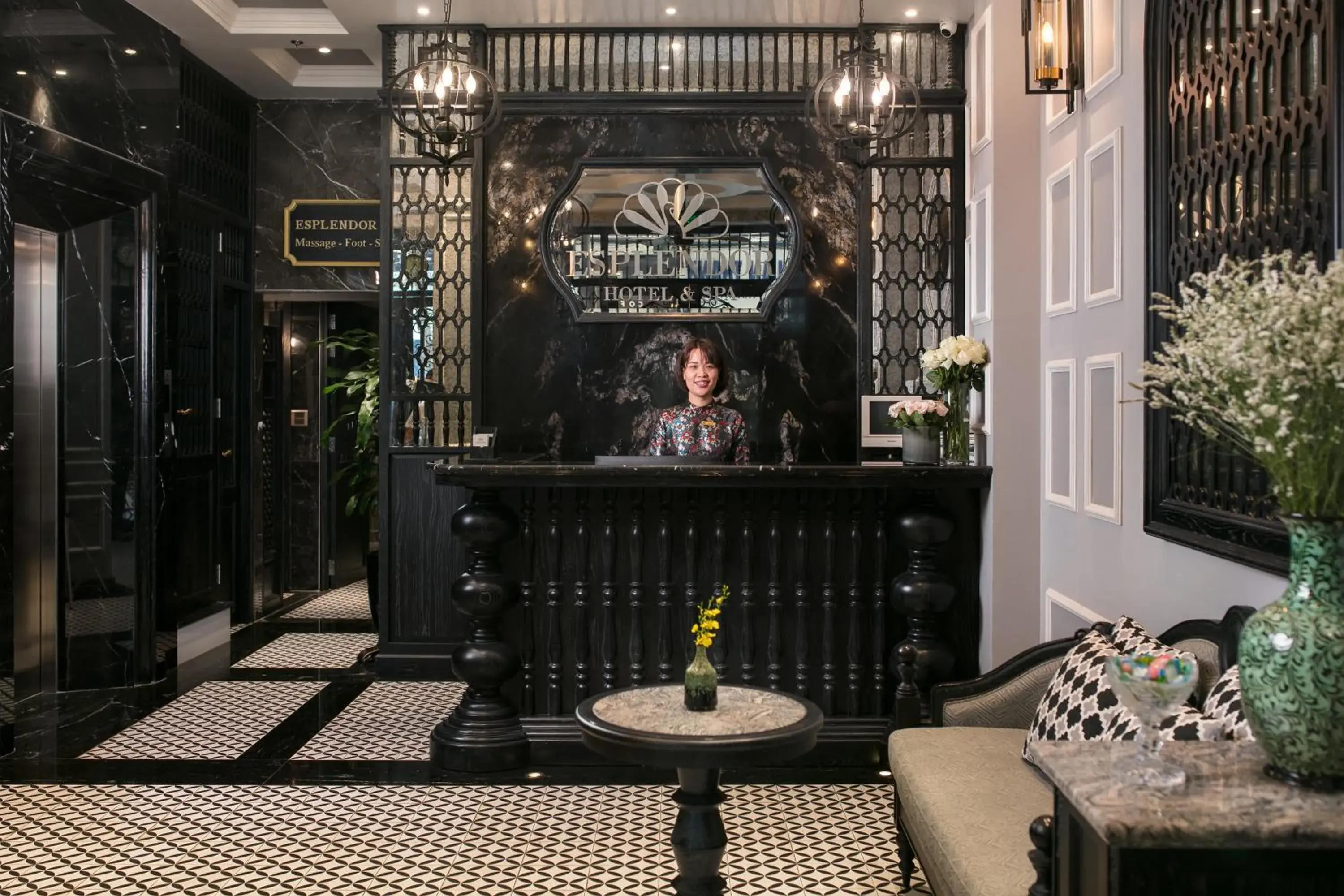 Lobby or reception in Hanoi Esplendor Hotel and Spa Lobby or reception in Hanoi Esplendor Hotel and Spa