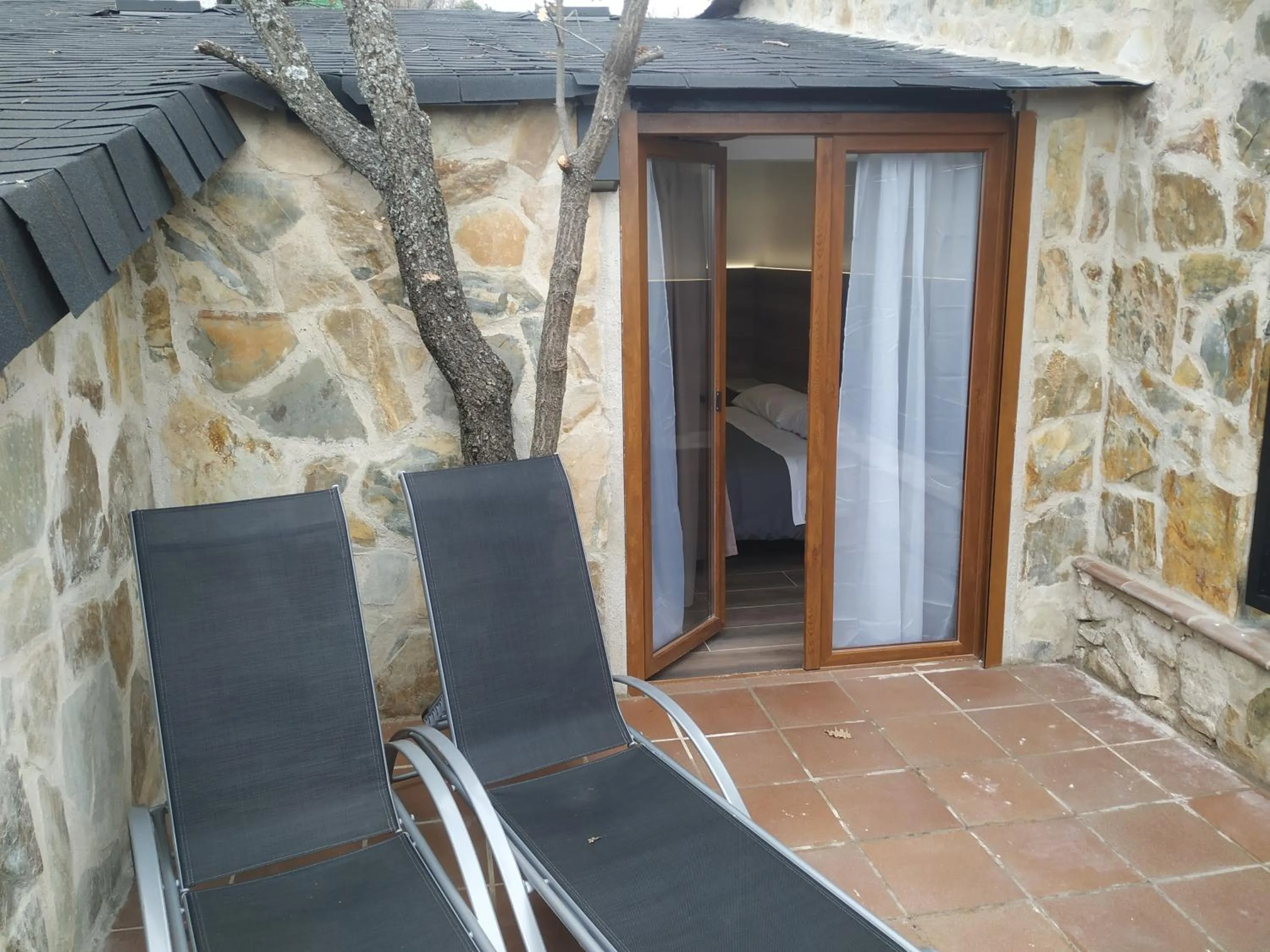 Balcony/Terrace in Posada Rural SPA Granja LA TEJERA de Lozoya