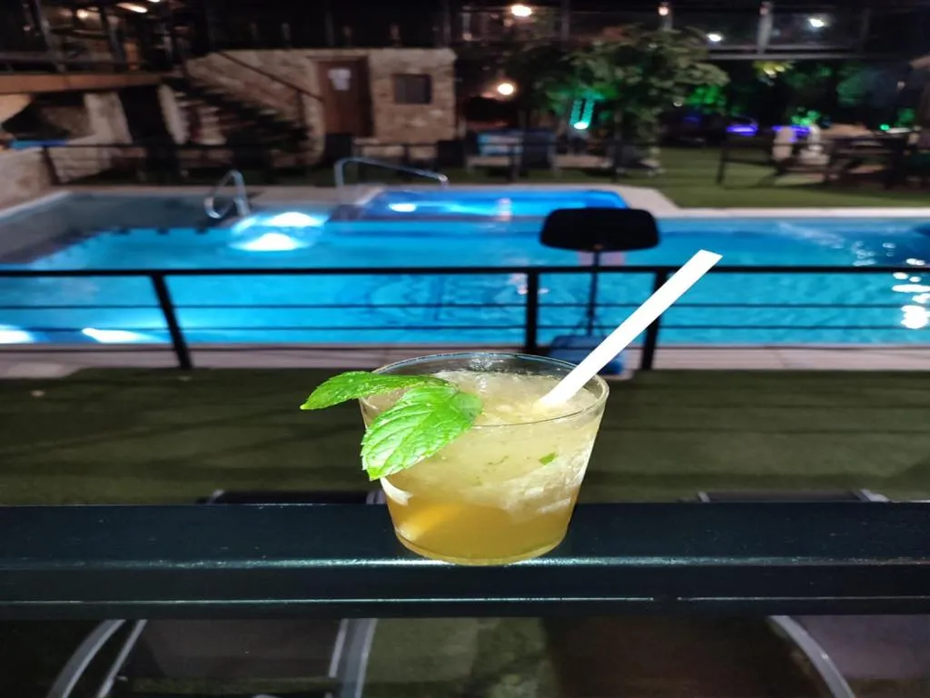 Pool view in Posada Rural SPA Granja LA TEJERA de Lozoya