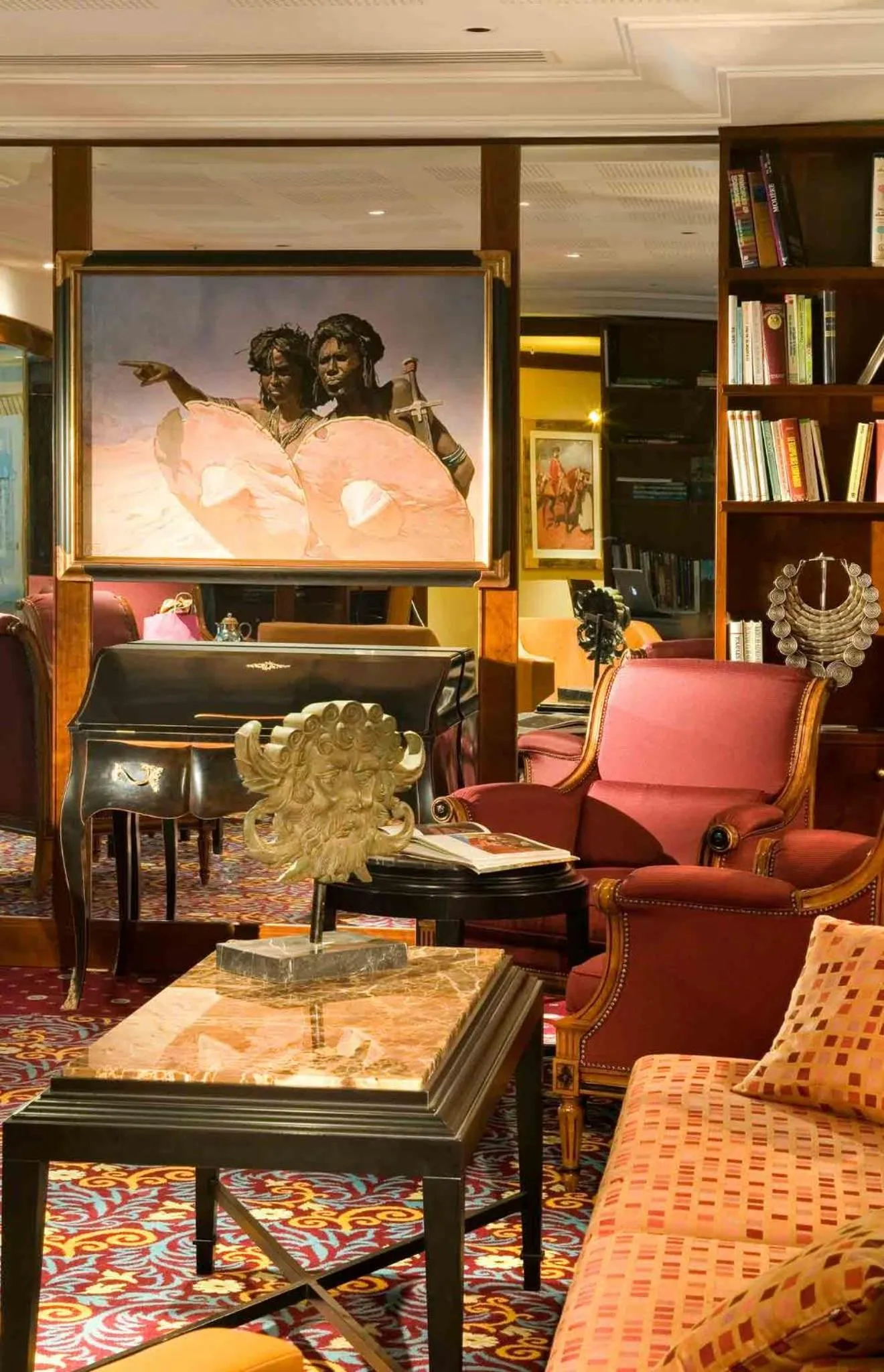 Library in Royal Hotel Oran - MGallery Collection