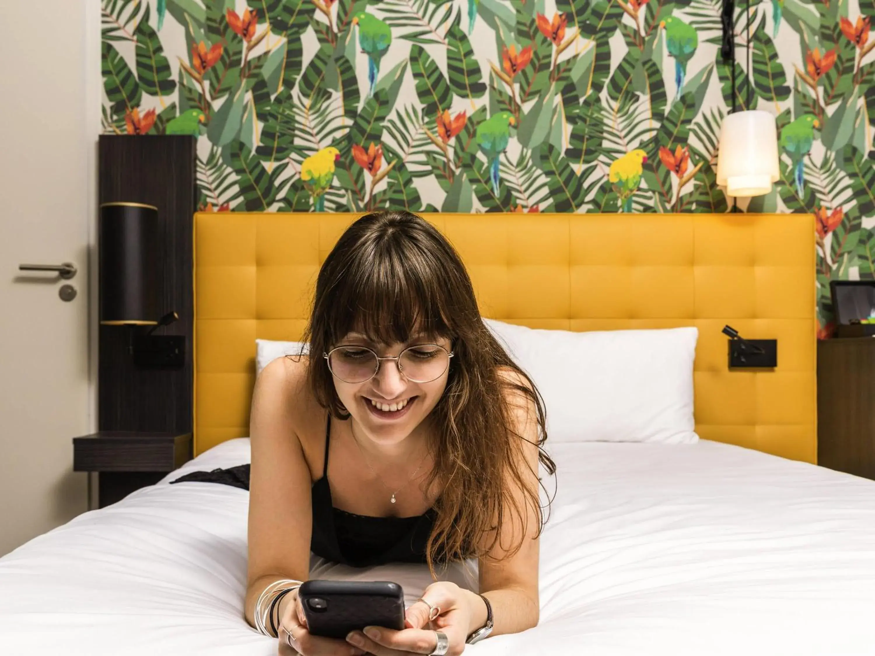 Bedroom, Bed in ibis Styles Puteaux Paris La Defense Bedroom, Bed in ibis Styles Puteaux Paris La Defense