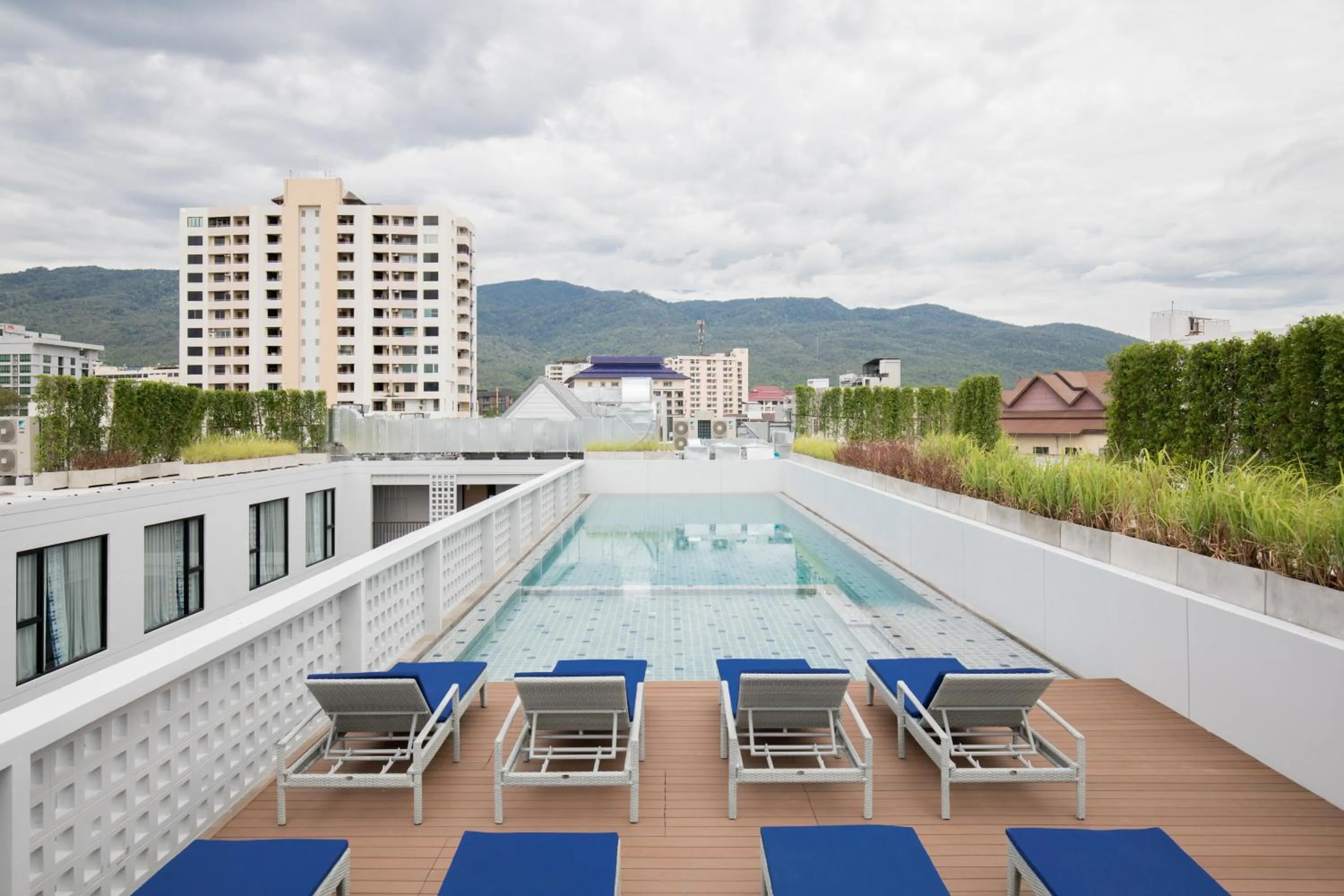 Pool view in Novotel Chiangmai Nimman Journeyhub