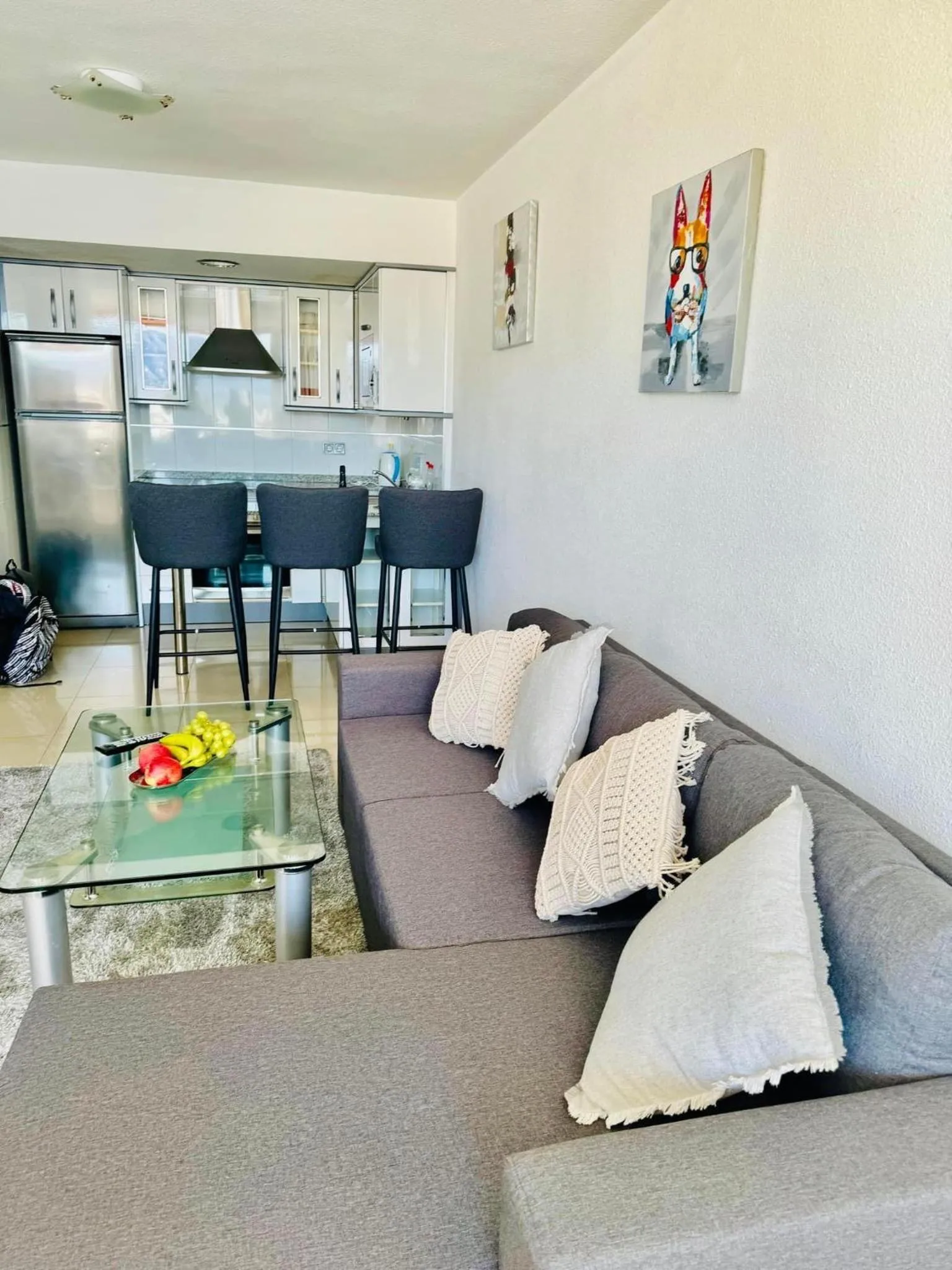 Living room in Don Miguel II Apartments