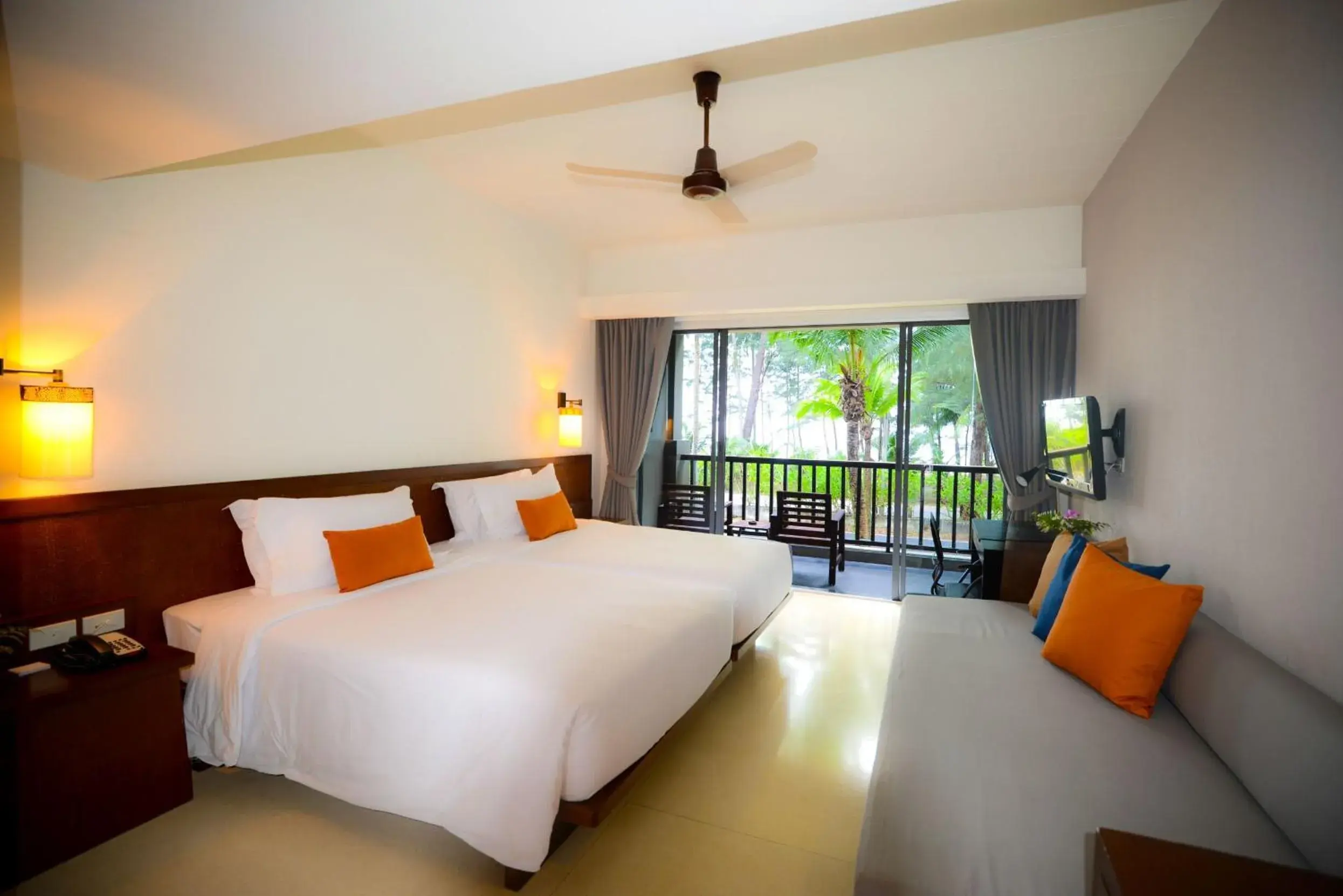 Bedroom, Bed in Grand Southsea Khaolak Beach Resort Bedroom, Bed in Grand Southsea Khaolak Beach Resort