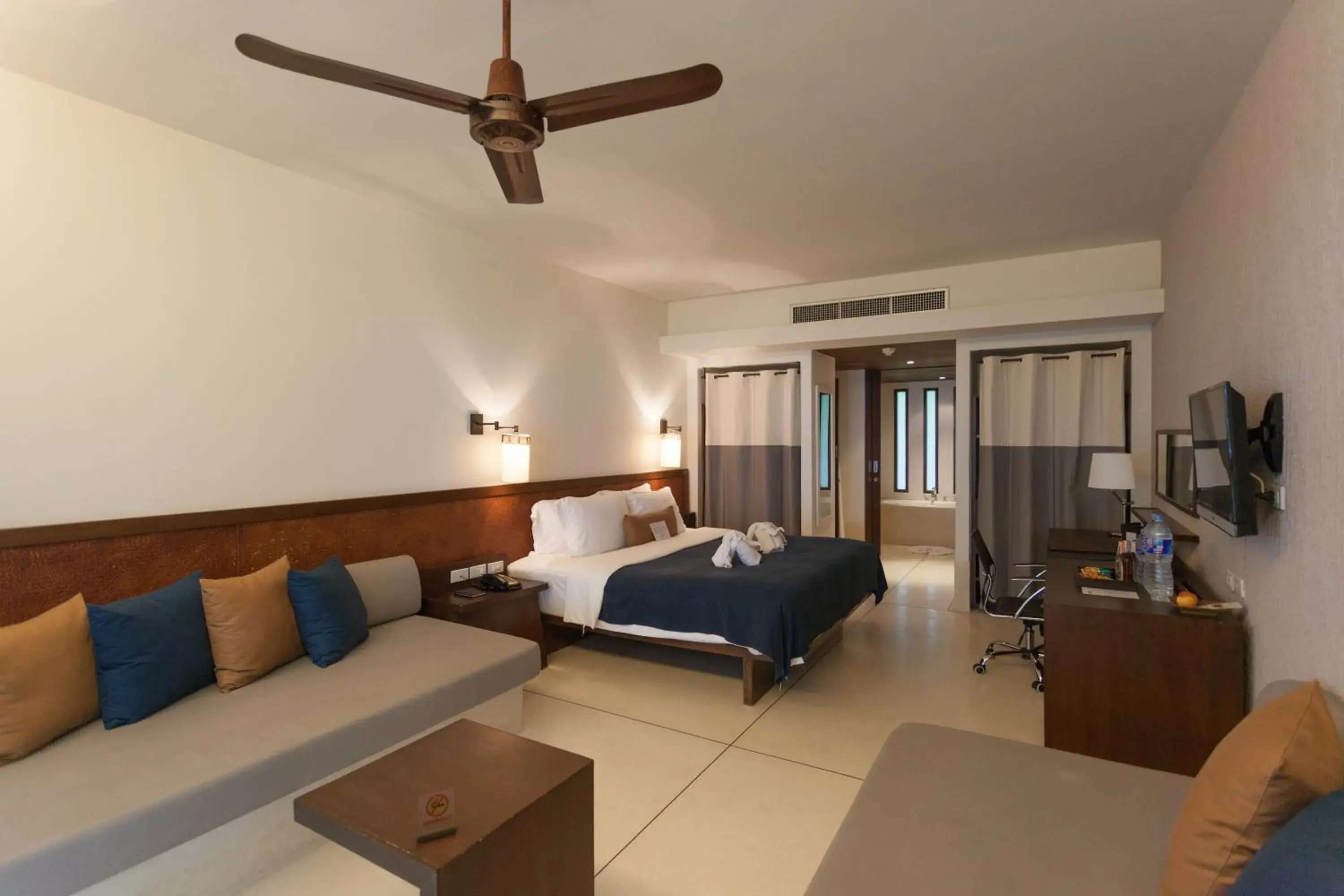 Bedroom, Bed in Grand Southsea Khaolak Beach Resort Bedroom, Bed in Grand Southsea Khaolak Beach Resort