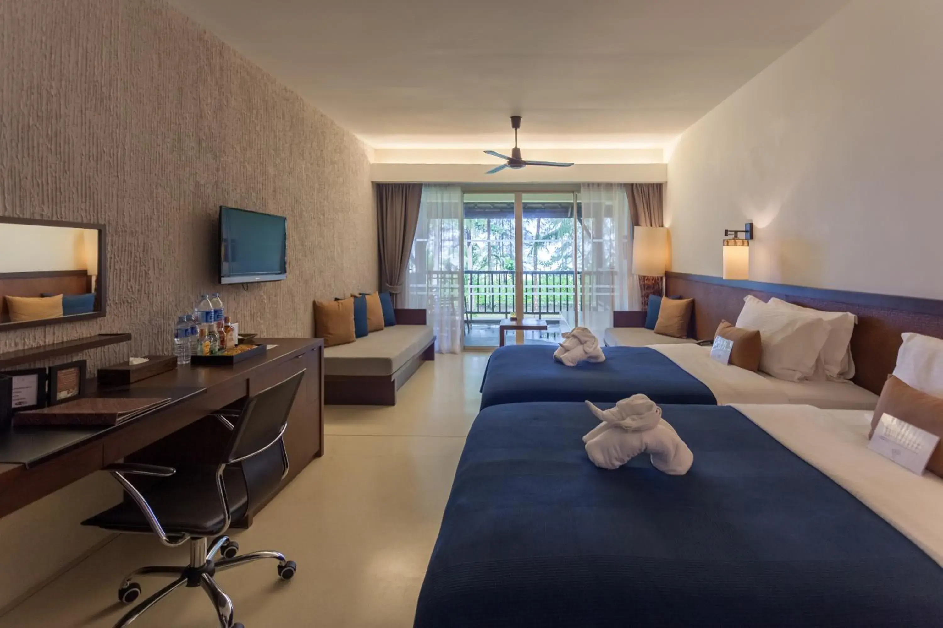 Bedroom, Bed in Grand Southsea Khaolak Beach Resort Bedroom, Bed in Grand Southsea Khaolak Beach Resort